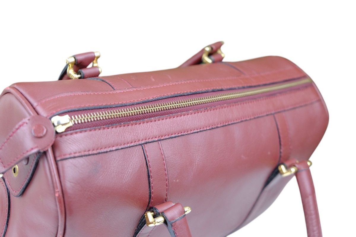 Cartier Vintage CARTIER 1980s Boston Bag Leather Bordeaux Size ONE SIZE - 8 Thumbnail