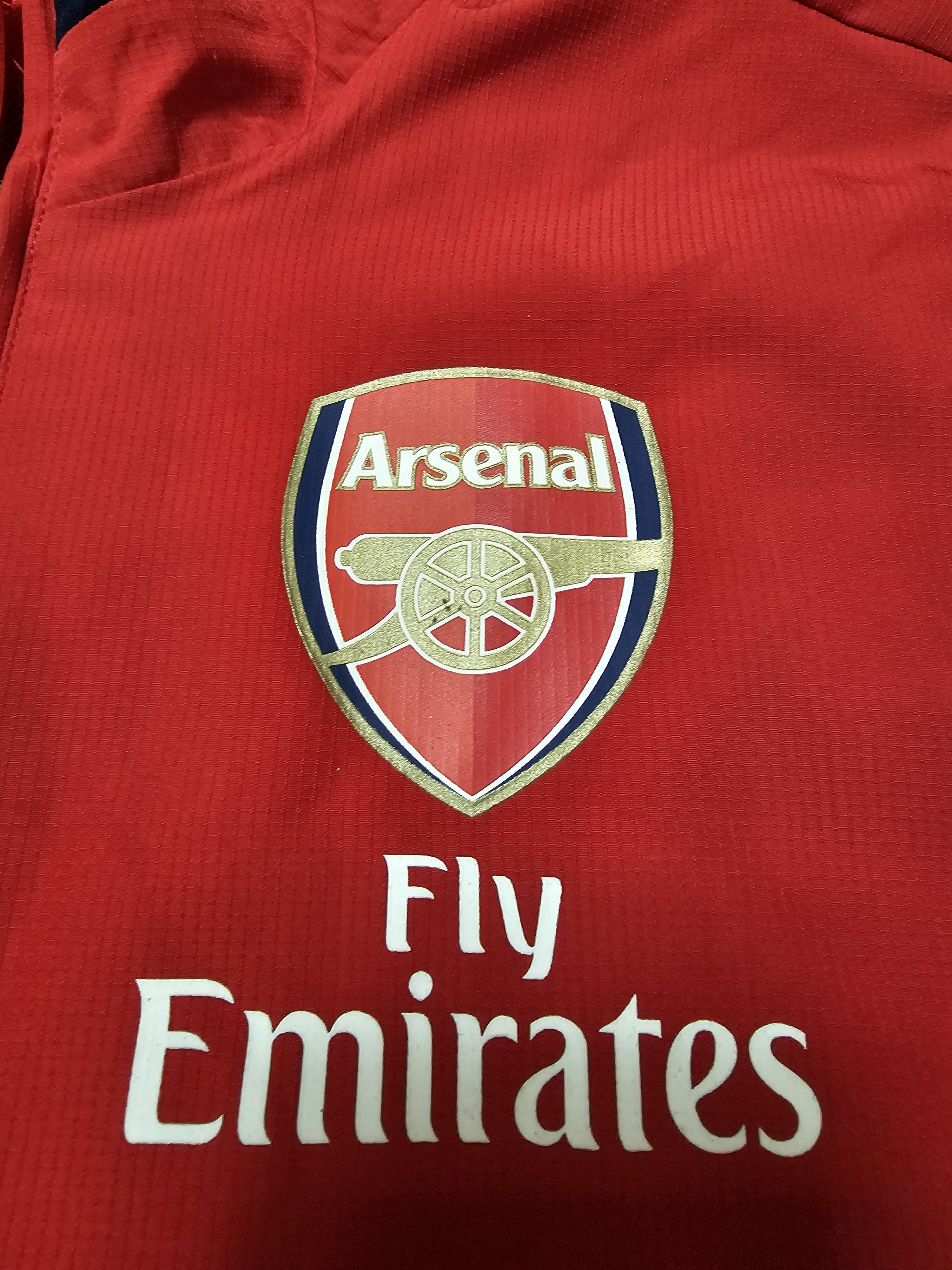 Adidas × All Sport ARSENAL LONDON 2019 TRAINING FOOTBALL JACKET SOCCER JACKET Size US S / EU 44-46 / 1 - 4 Thumbnail