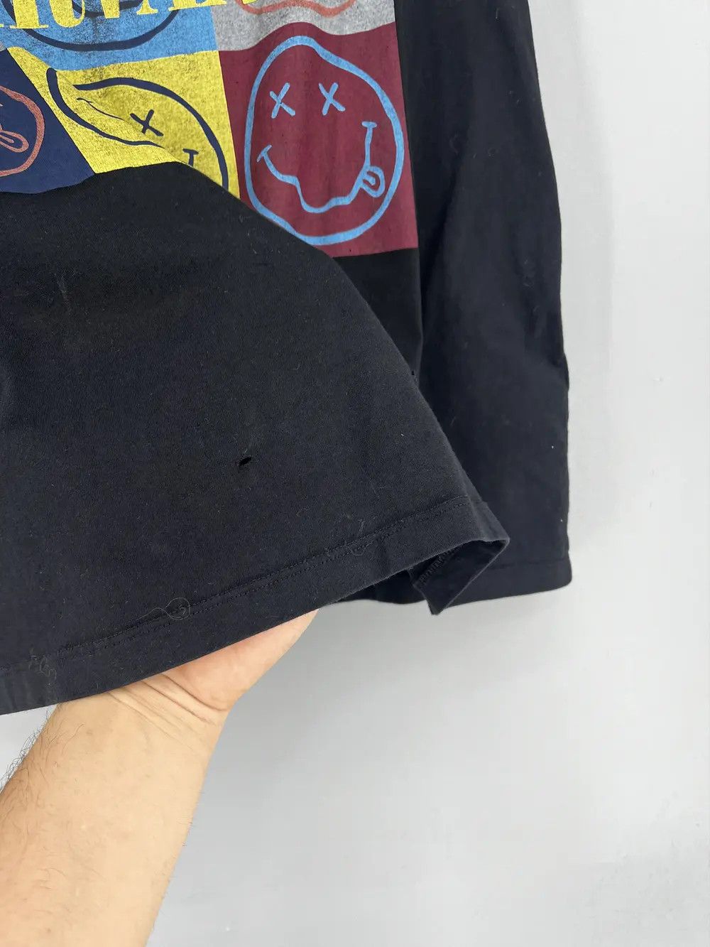 Band Tees × Vintage Nirvana Vintage Tee Men's Size L Black Short Sleeve Size US XXL / EU 58 / 5 - 9 Thumbnail