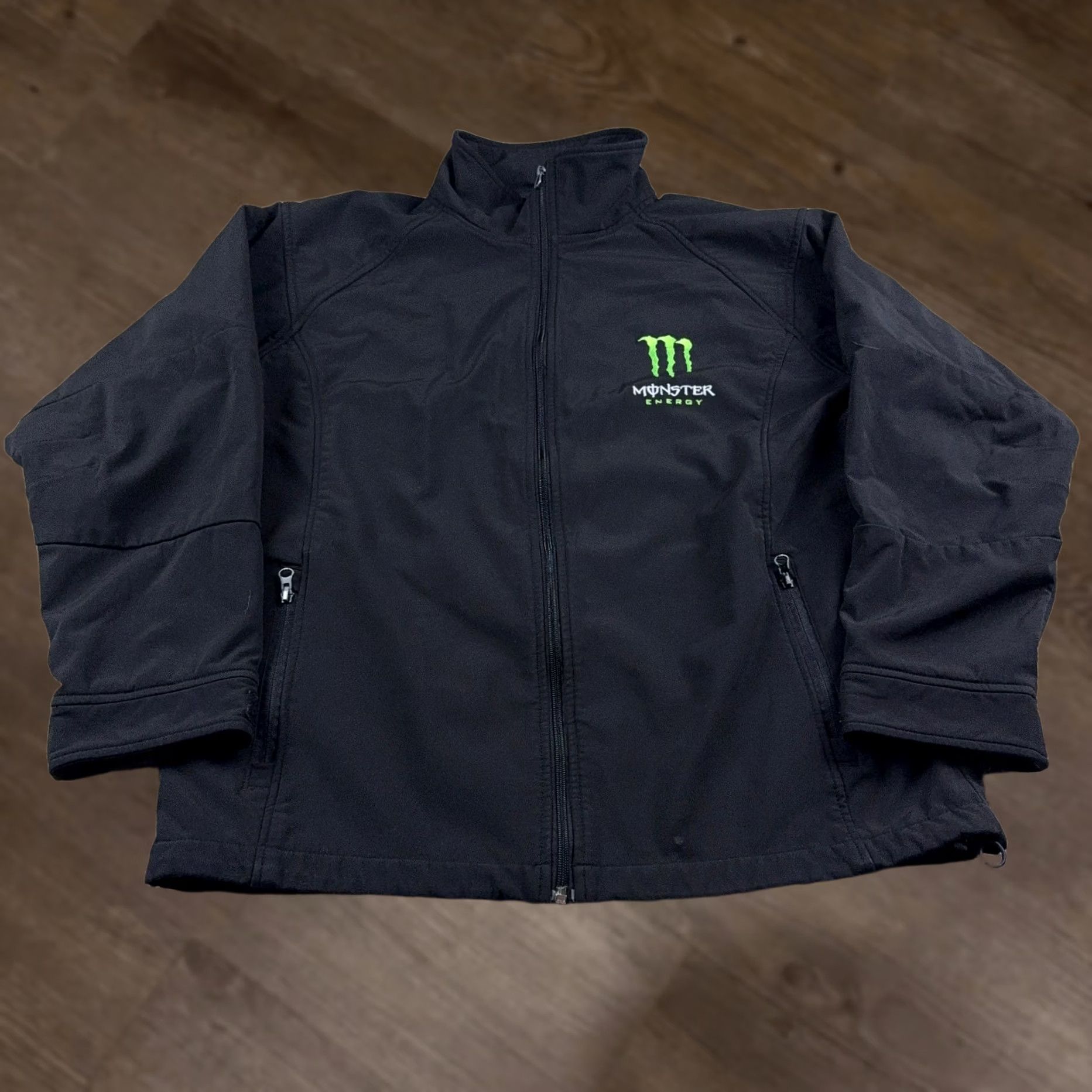 NASCAR × Vintage Vintage Monster Energy Yamaha Tech3 fleece jacket