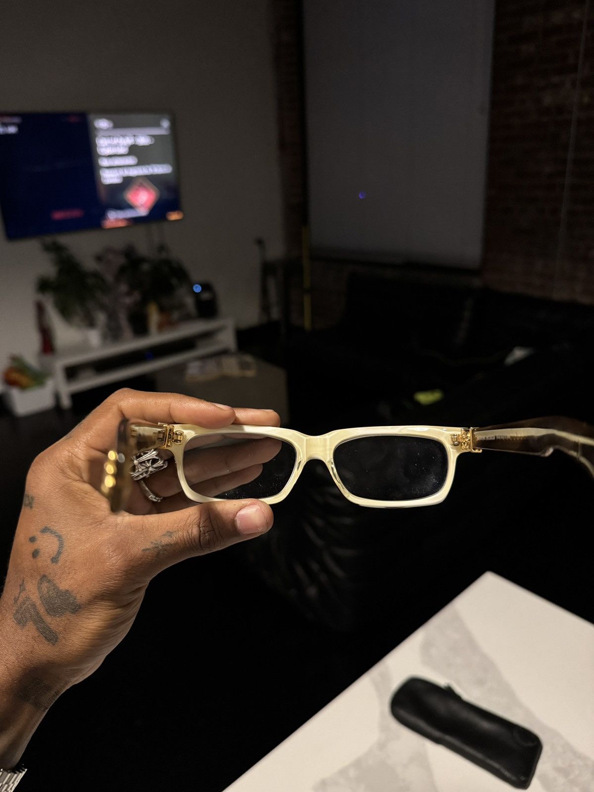 Chrome Hearts Chrome Hearts SPLAT-A Frames Size ONE SIZE - 4 Thumbnail