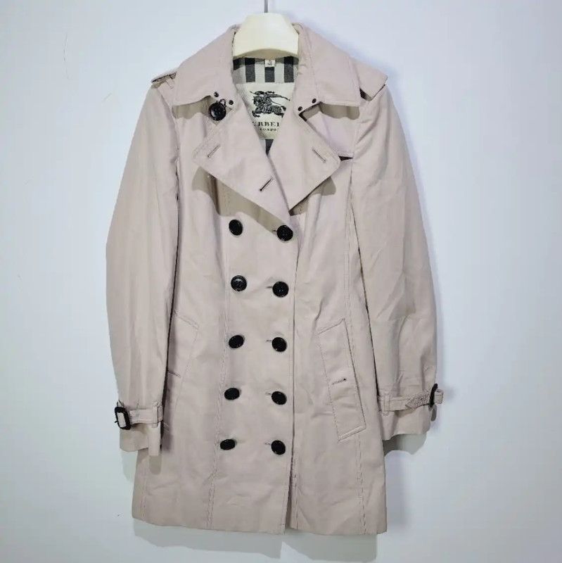 Burberry Burberry Women's Trench Coat in Blush Pink Size M / US 6-8 / IT 42-44 - 1 Thumbnail