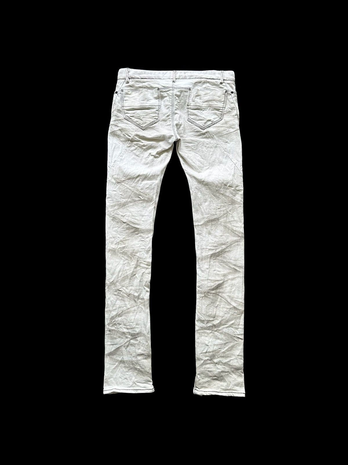 BUFFALO BOBS Size 34/34 - Johnny Wolf clawmark denim slim jeans Size US 34 / EU 50 - 5 Thumbnail