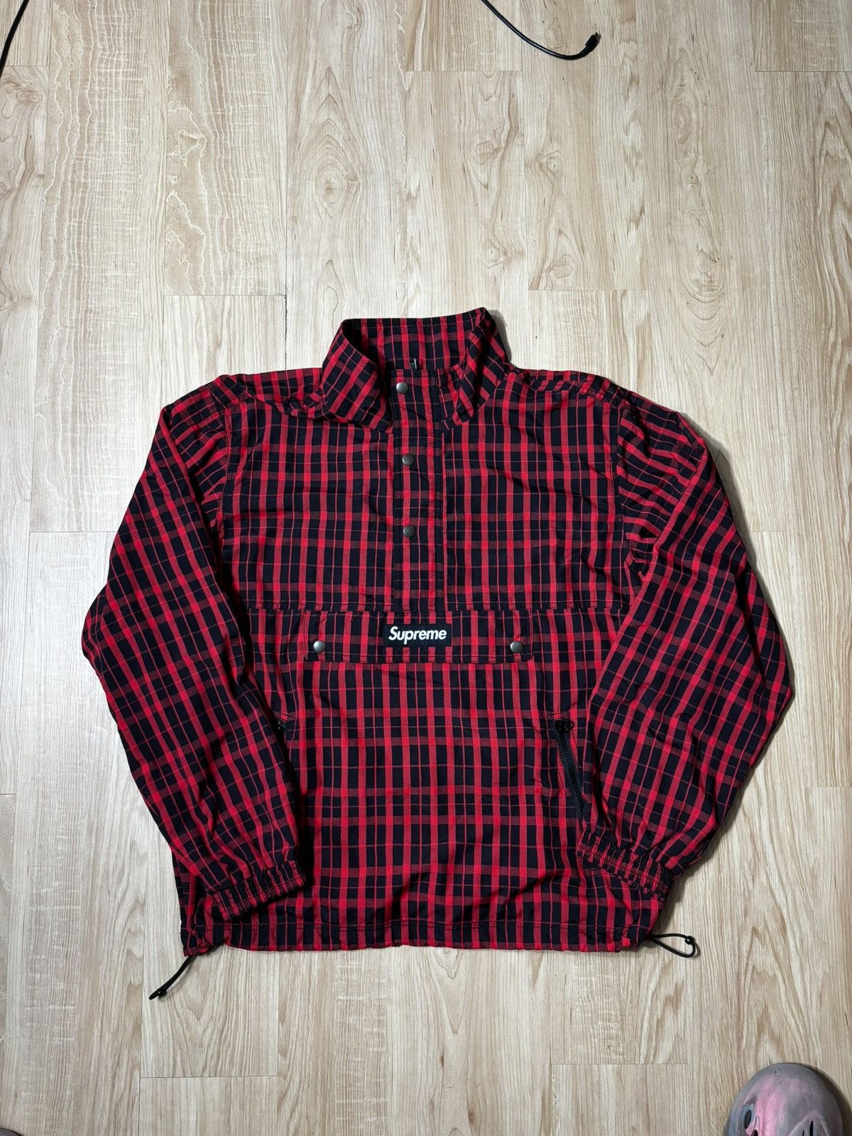 Nylon Supreme Plaid 18aw Pullover ジャケット・アウター
