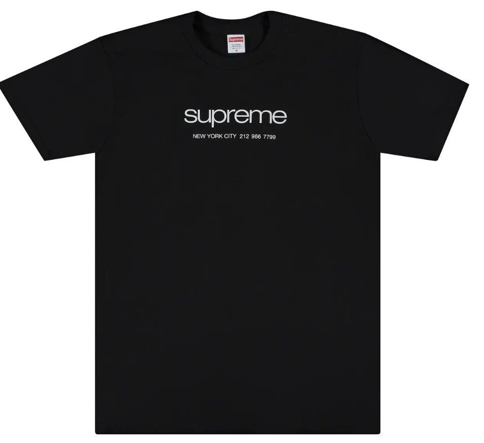 Supreme Supreme Shop Tee - Black Size US XL / EU 56 / 4 - 1 Thumbnail