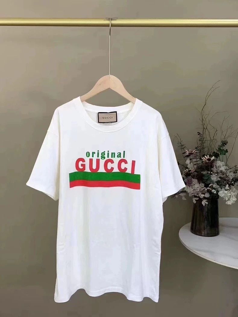 Gucci Gucci Striped letter print short-sleeved T-shirt 2501-Nexta Size US XS / EU 42 / 0 - 1 Thumbnail