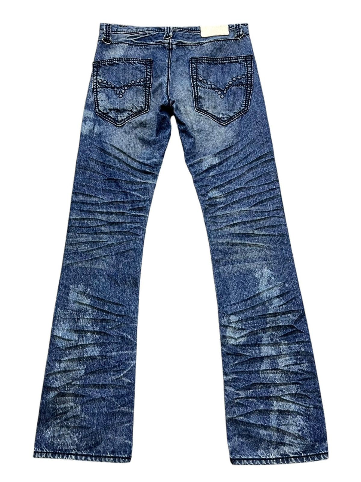 Craftsman STANDARDS OF URBAN CRAFT Charcoal Clawmark Bleach Wash Flare Size US 31 - 2 Thumbnail
