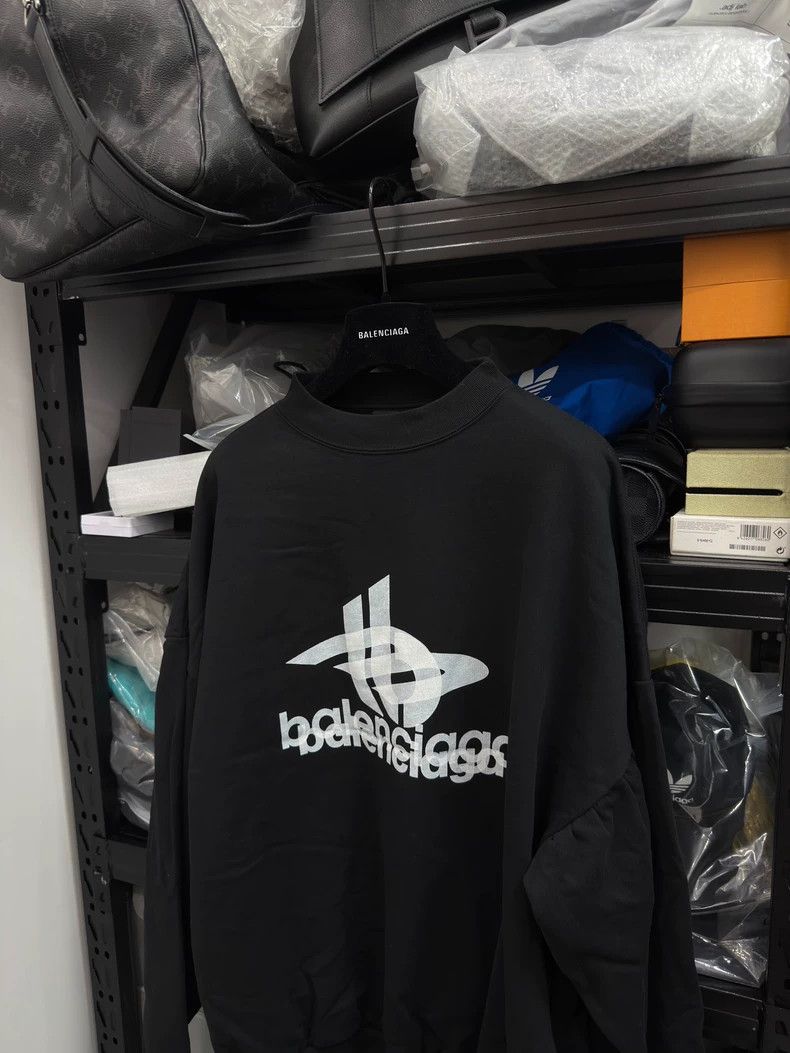 Balenciaga Balenciaga Letter Printed Casual Hooded Long Sleeve Sweats Size US S / EU 44-46 / 1 - 2 Thumbnail