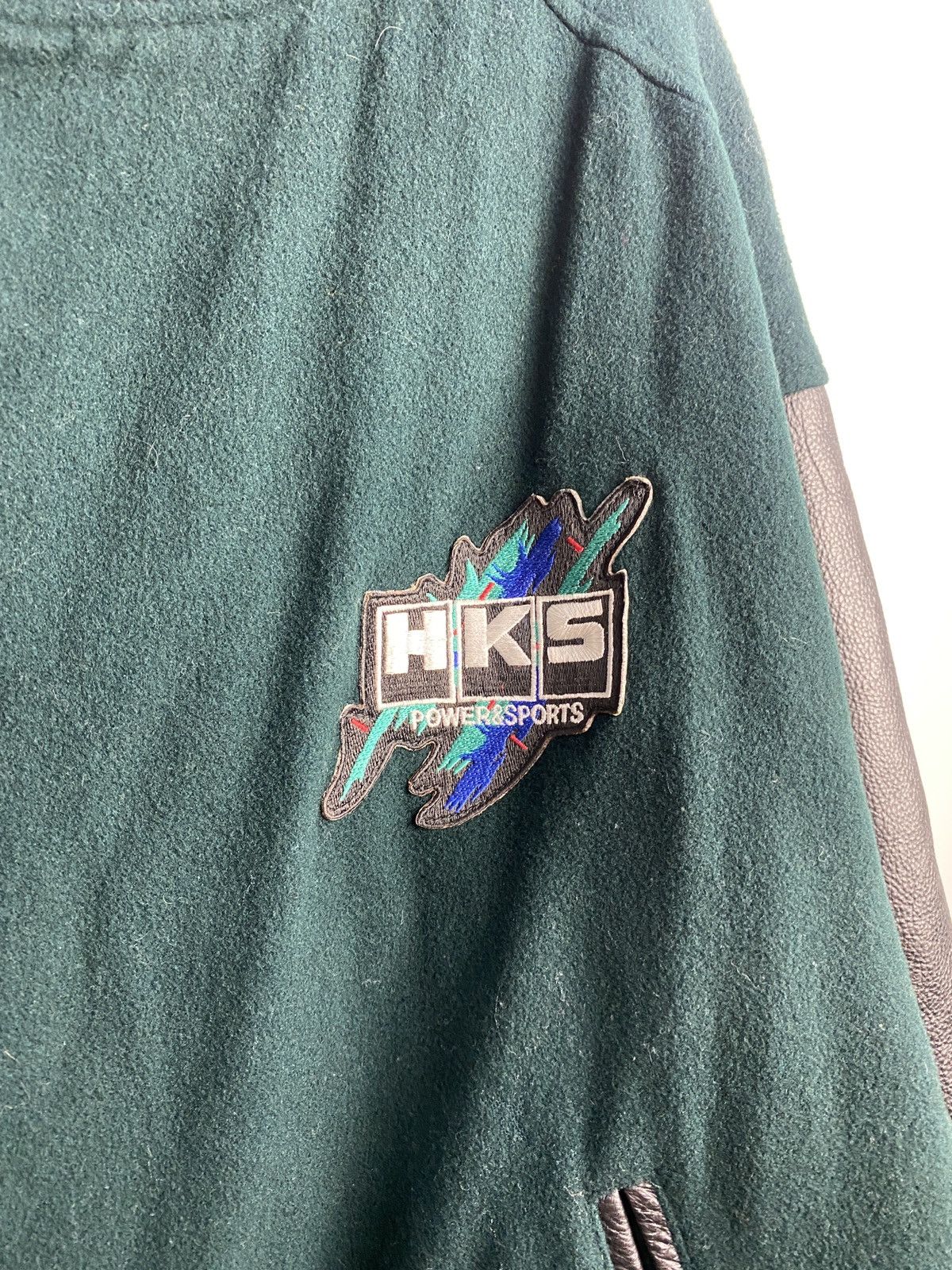 Japanese Brand 90s HKS Motorsport Varsity Jacket Size US L / EU 52-54 / 3 - 6 Thumbnail