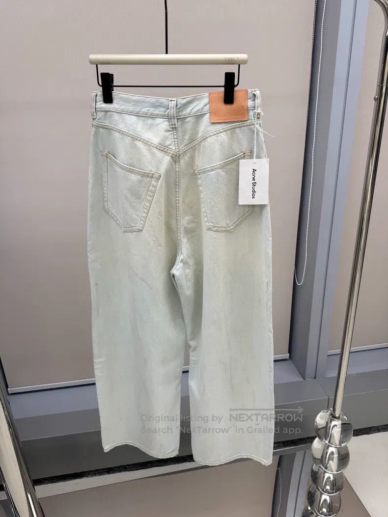 Acne Studios Acne Studios Distressed and ripped men's wide-leg jeans Size US 28 / EU 44 - 2 Thumbnail