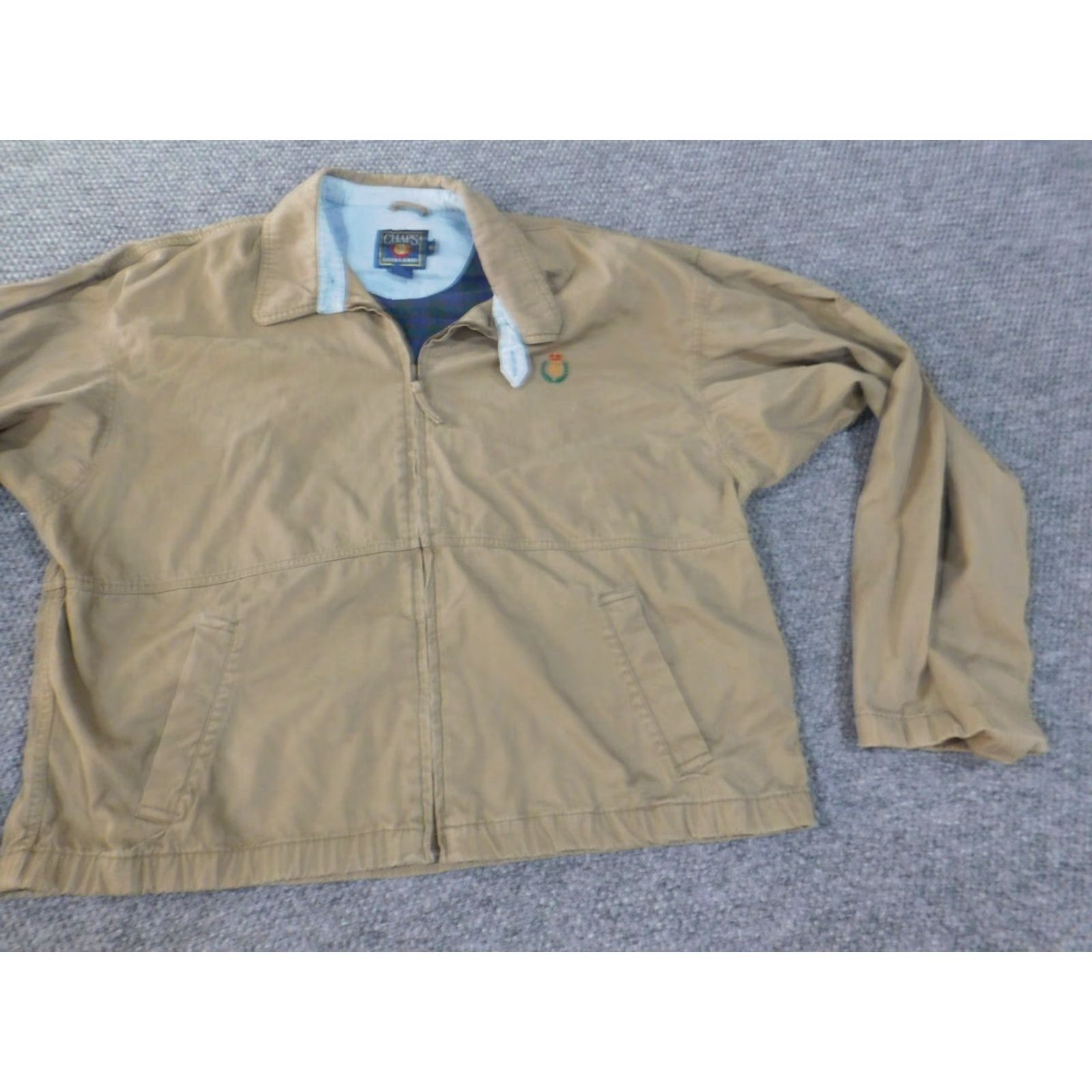 Ralph Lauren VINTAGE Ralph Lauren Jacket XL Mens Chaps Brown Zip Retro 90s Bomber Casual Full Zip Size US XL / EU 56 / 4 - 4 Thumbnail