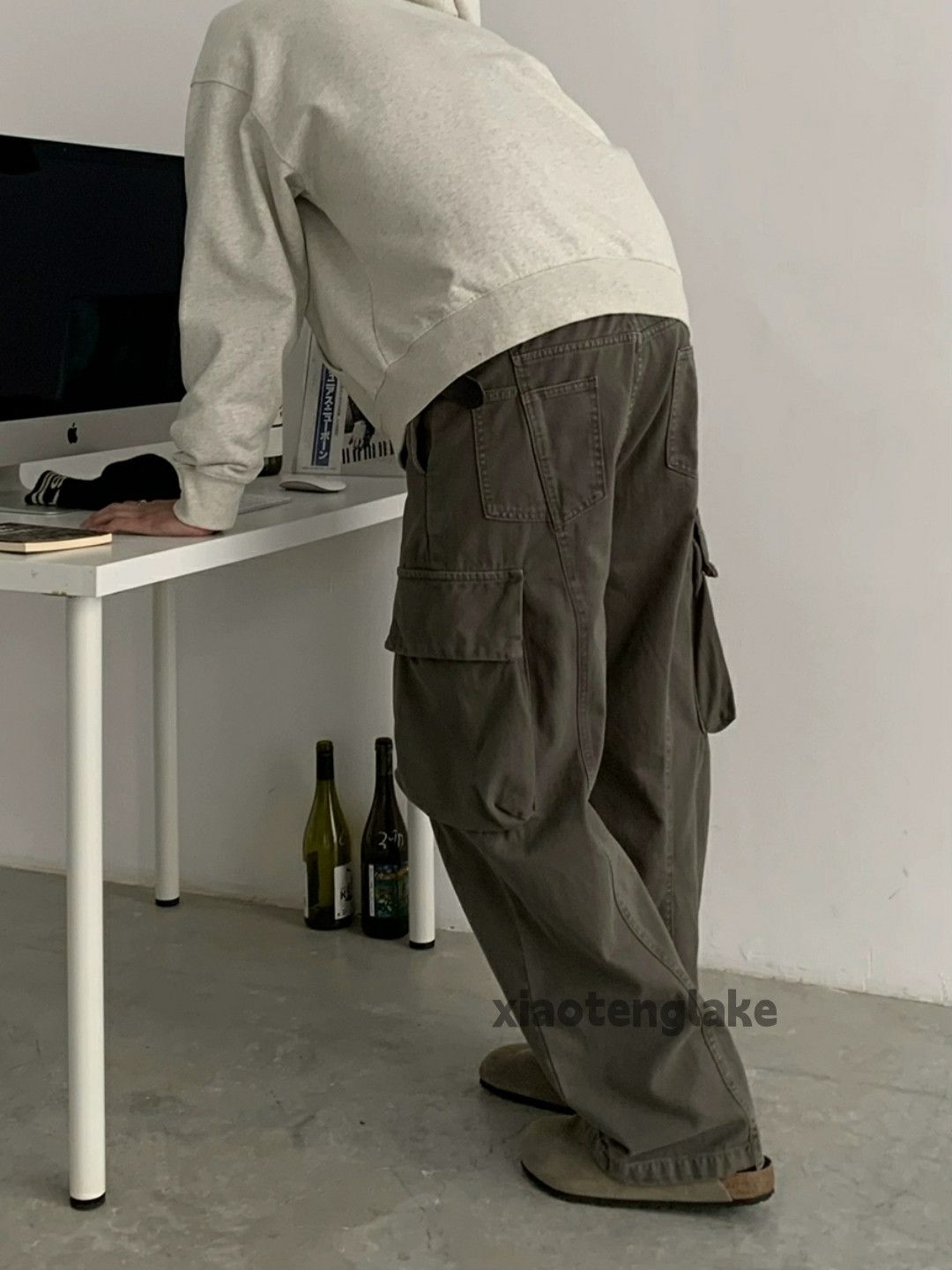 Designer × Japanese Brand × Vintage washed faded military outdoor loose baggy cargo pants Size US 34 / EU 50 - 5 Thumbnail
