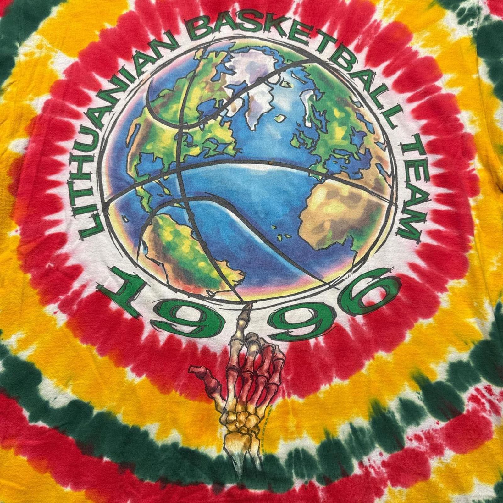 Liquid Blue Lithuania Liquid Blue Spectrum Basketball Team 90's T-Shirt Size US XL / EU 56 / 4 - 5 Thumbnail