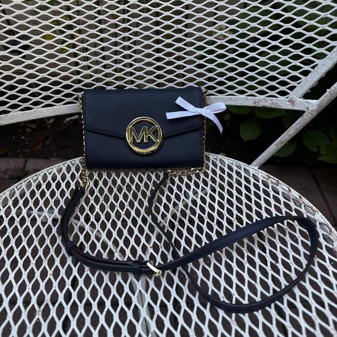 Michael Kors Navy & Gold Michael Kors Mini Crossbody Size ONE SIZE - 1 Thumbnail