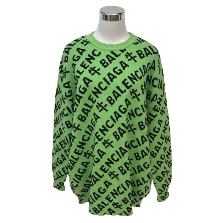 Balenciaga Balenciaga Logo Sweater Size S Size S / US 4 / IT 40 - 1 Thumbnail