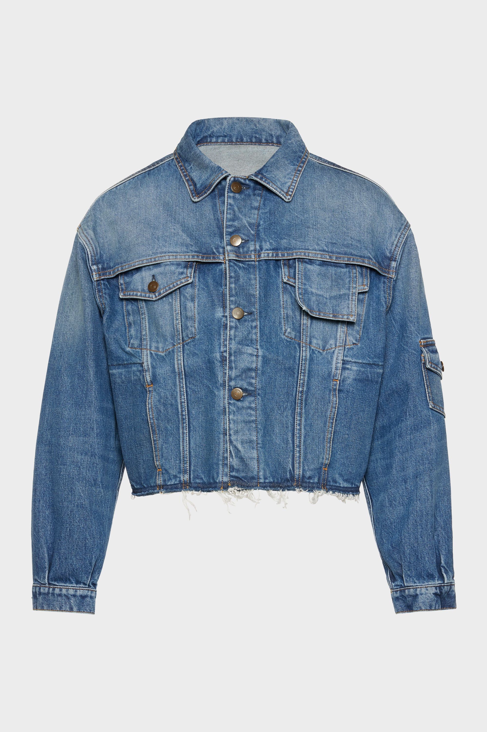Maison Margiela o1w1db10526 Denim Jacket in Blue Size US S / EU 44-46 / 1 - 1 Thumbnail