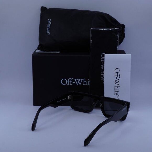 Off-White Off-White OERI136 ONTARIO 1007 Sunglasses Black Frame Size ONE SIZE - 12 Thumbnail