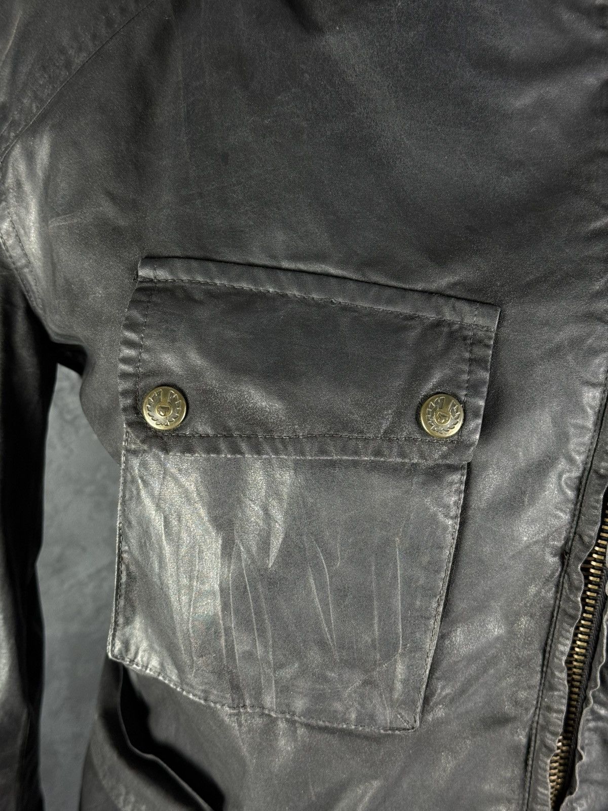 Belstaff Belstaff Sammy Miller Gold Label Women’s Wax Belted Jacket Size M / US 6-8 / IT 42-44 - 7 Thumbnail