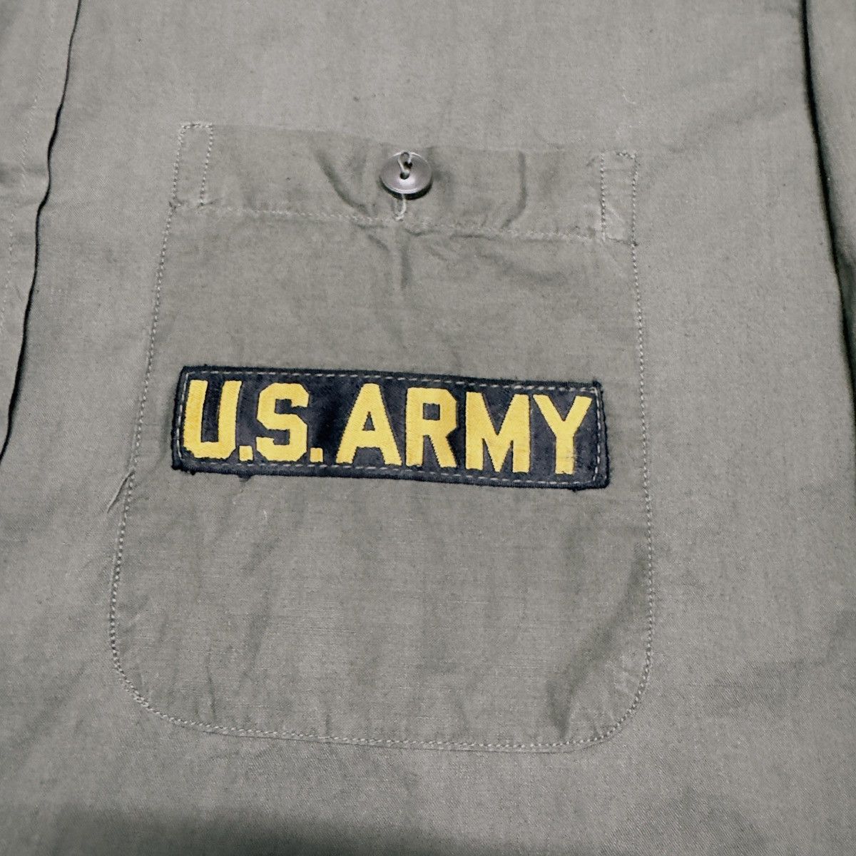 Vintage Vintage 40s 50s USN N-3 Poplin Shirt Size US XL / EU 56 / 4 - 9 Thumbnail