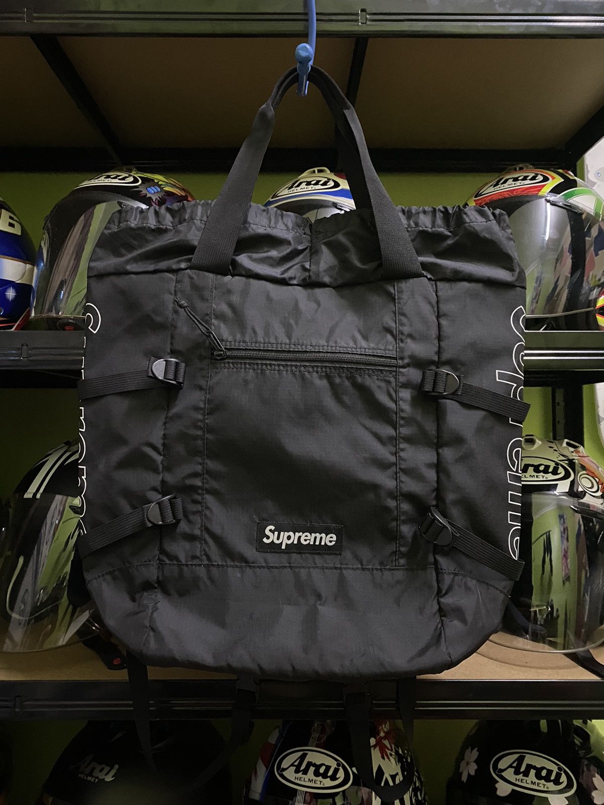 Supreme Tote Backpack Black