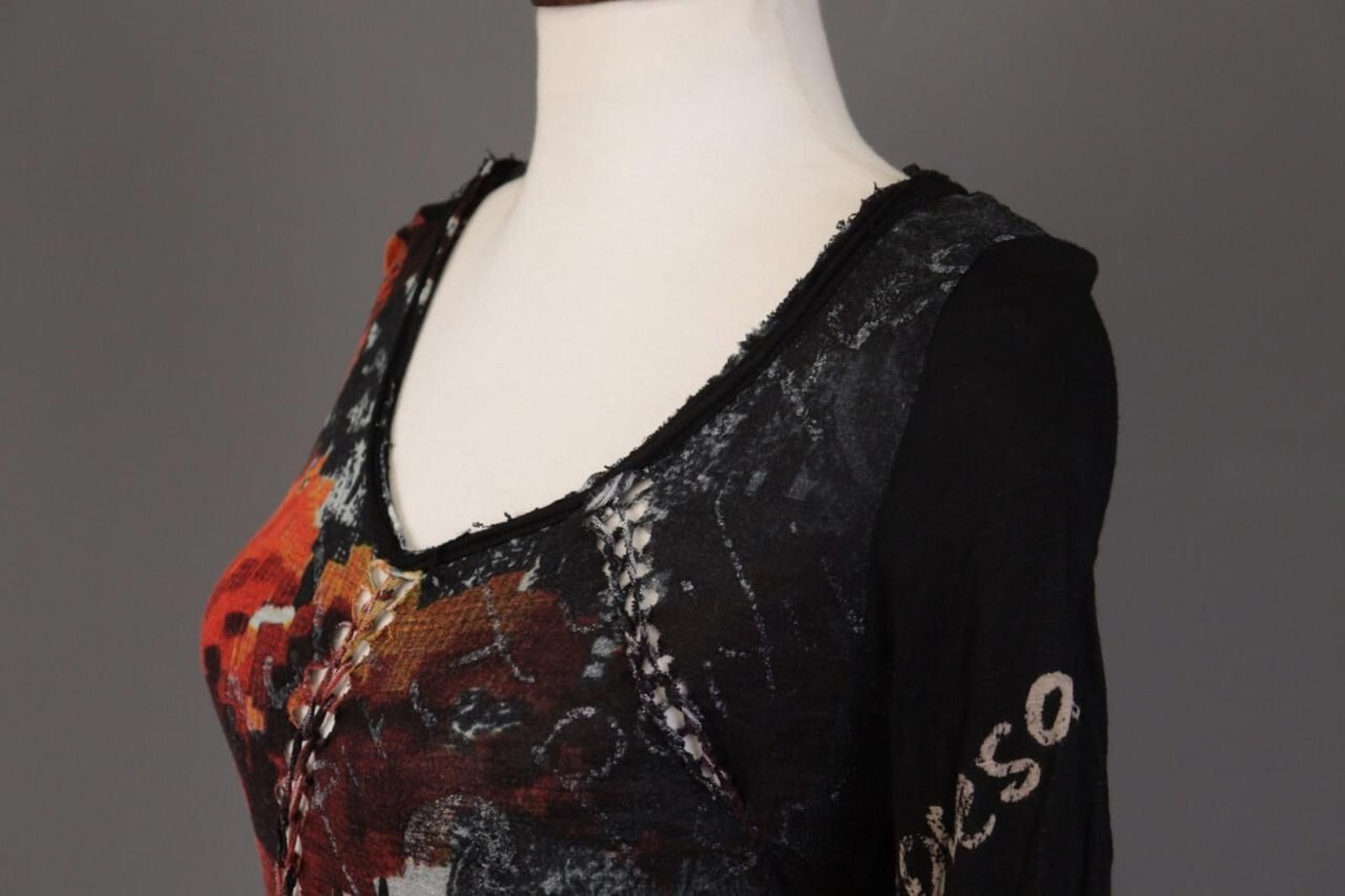 Desigual Desigual Colorful Floral Tunic Top Blouse Shirt Size S Size S / US 4 / IT 40 - 8 Thumbnail