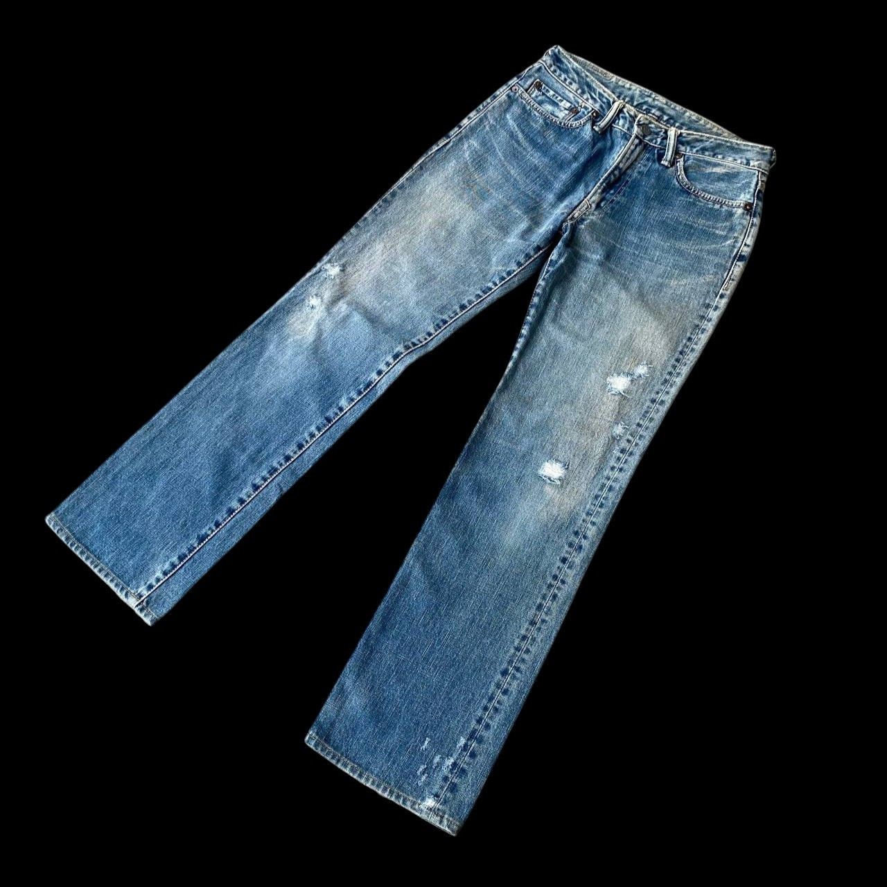 45rpm VINTAGE 45RPM DISTRESSED DENIM W28X29" Size US 28 / EU 44 - 6 Thumbnail