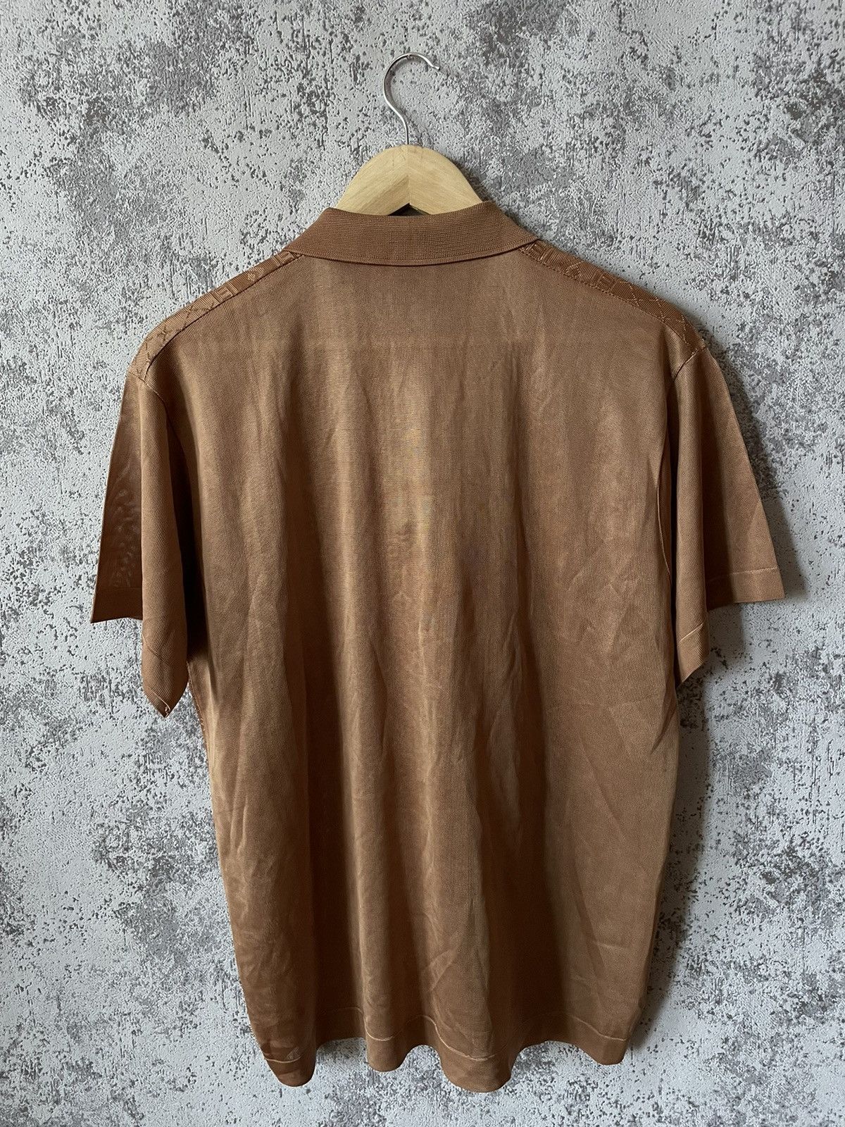Montagut Rare ❗️ MontAgut Paris Vintage Gold Polo T-Shirt Size US L / EU 52-54 / 3 - 9 Thumbnail