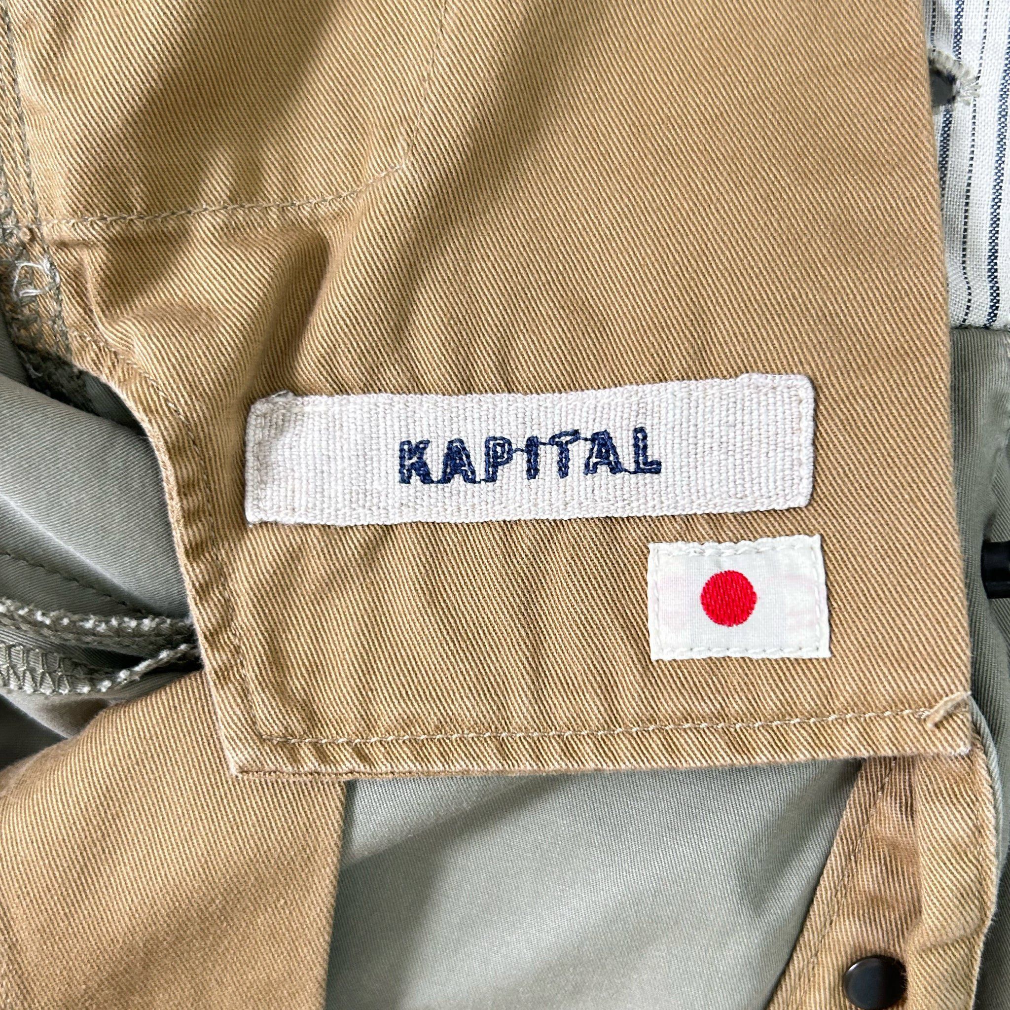 Kapital Kapital Khaki Wide-Leg Pants Size US 29 - 3 Thumbnail