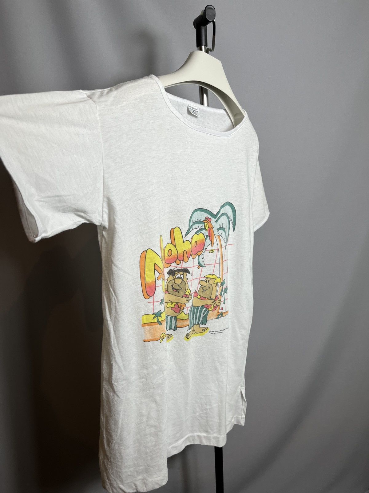 Other flintstones 1986 noha rare t-shirt unisex white vintage Size US XL / EU 56 / 4 - 5 Thumbnail