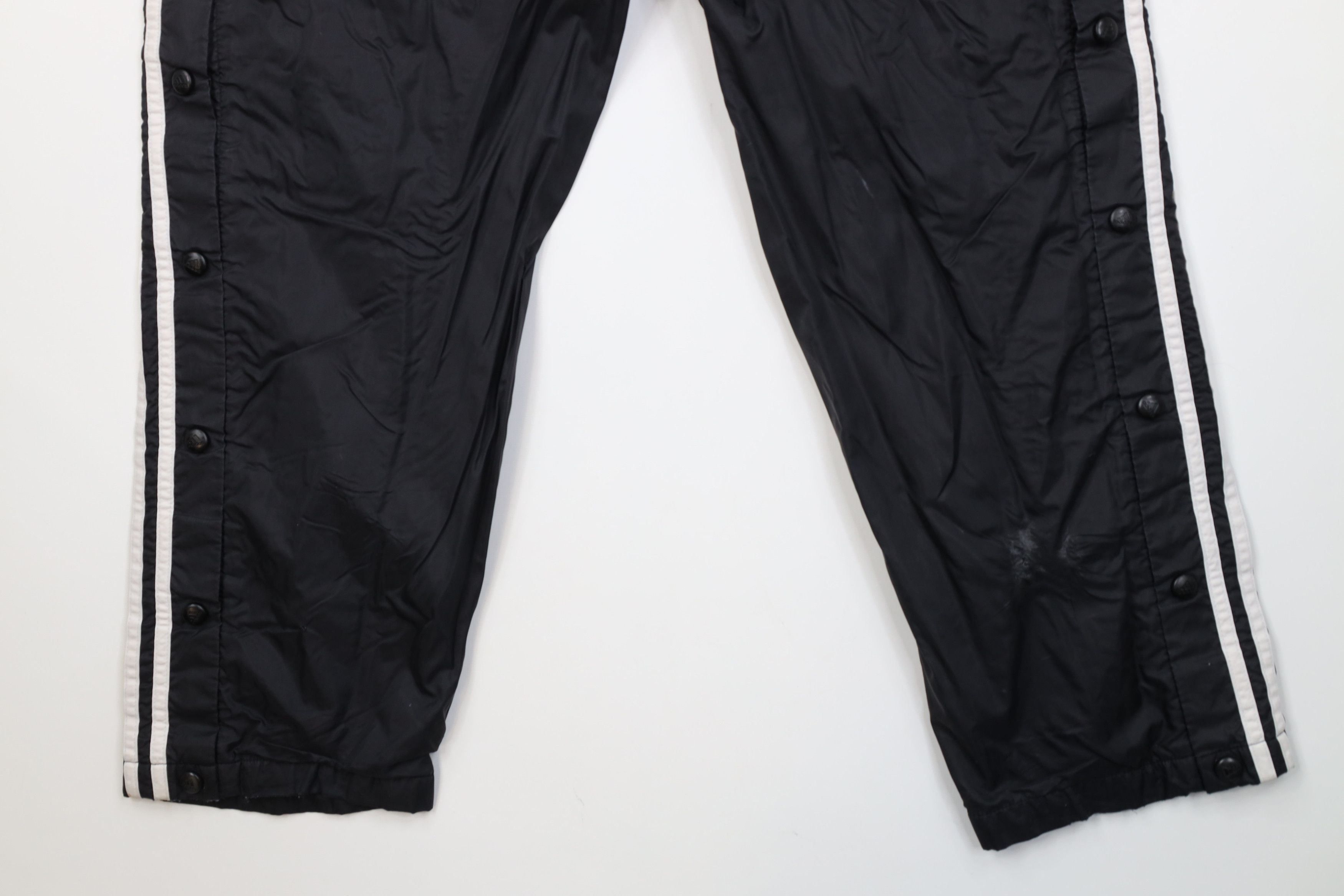 Adidas Vintage Y2K Adidas Lined Tearaway Windbreaker Pants Black Size US 36 / EU 52 - 14 Thumbnail