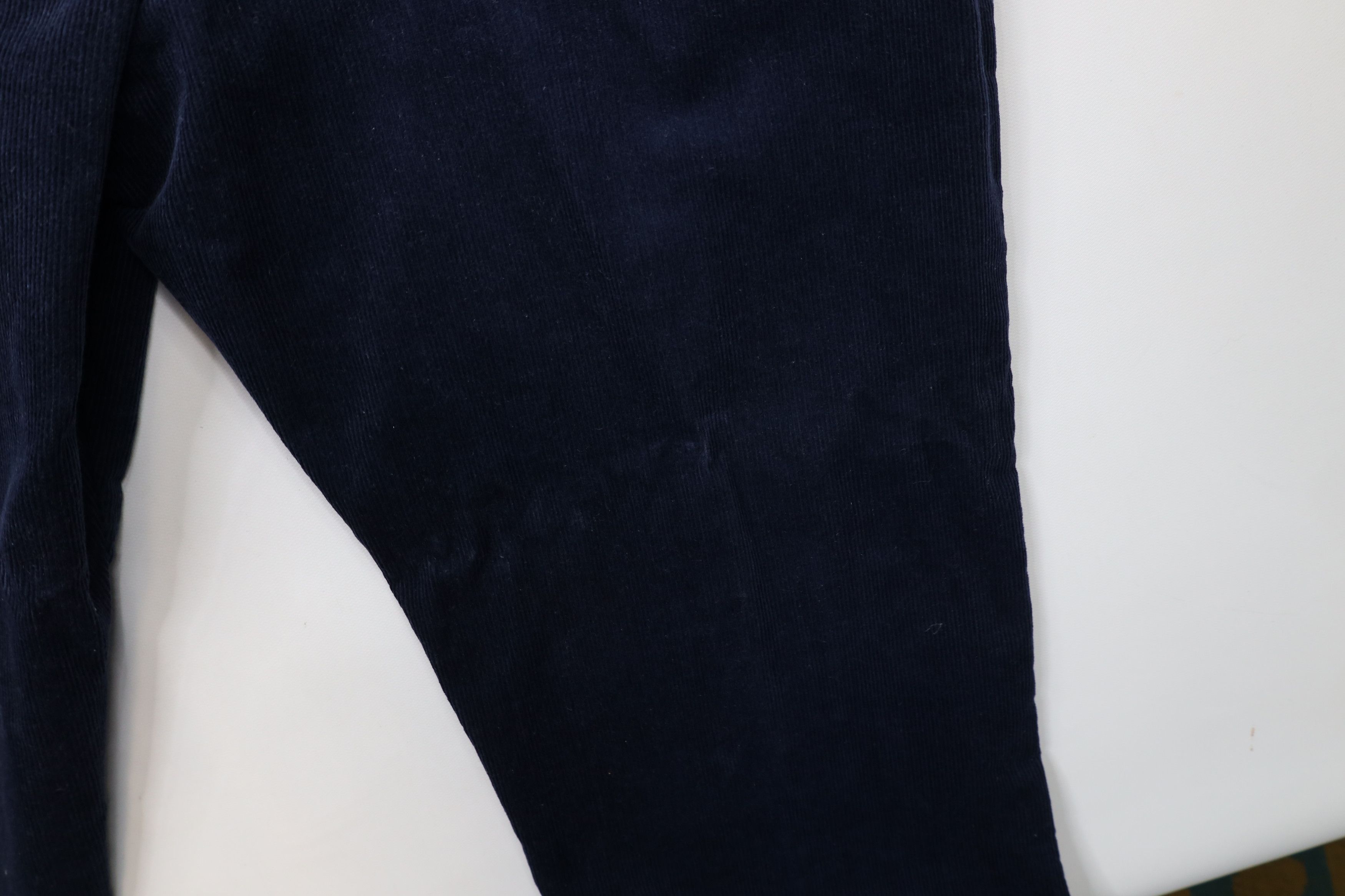 Lee × Vintage Vintage 90s Lee Wide Leg Corduroy Chino Pants Blue USA Size US 36 / EU 52 - 16 Thumbnail