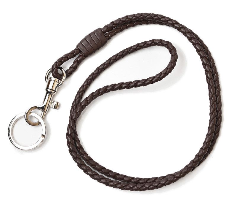Bottega Veneta Bottega Veneta Leather Keyring/Neck Strap 113540