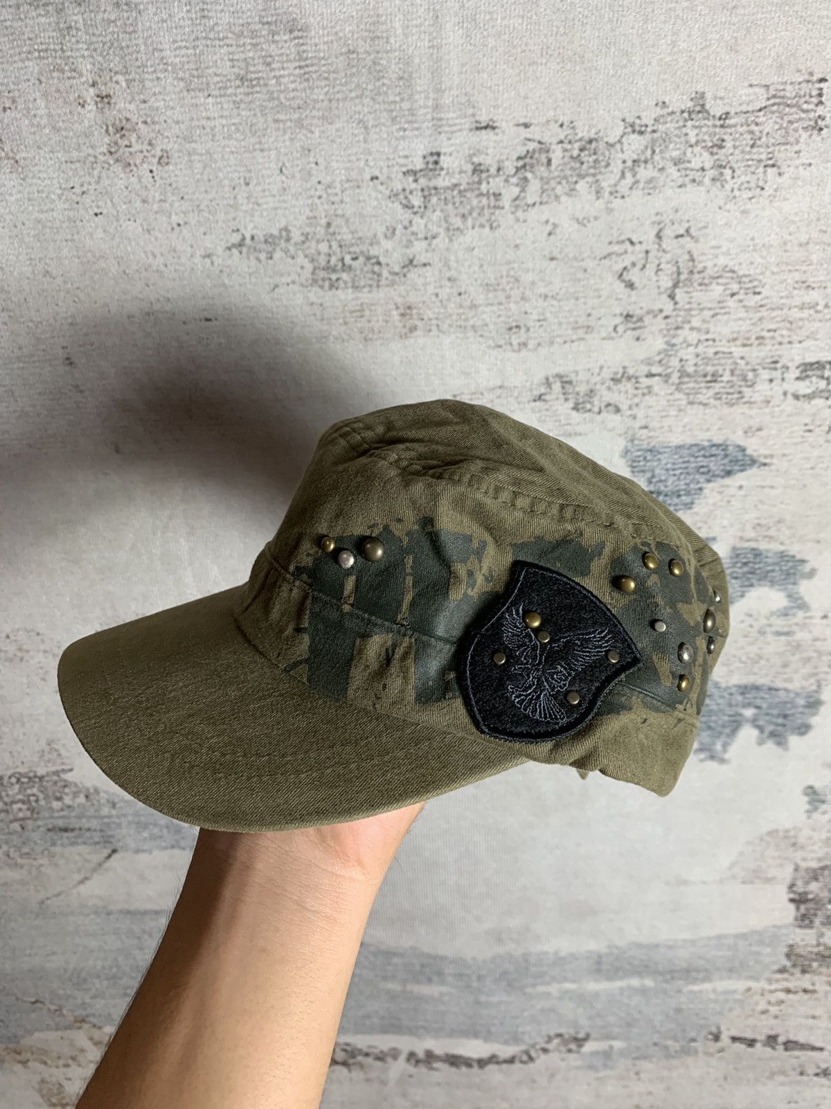 14th Addiction × Hysteric Glamour × Japanese Brand Japanese Vintage Studded Cap Size ONE SIZE - 1 Thumbnail
