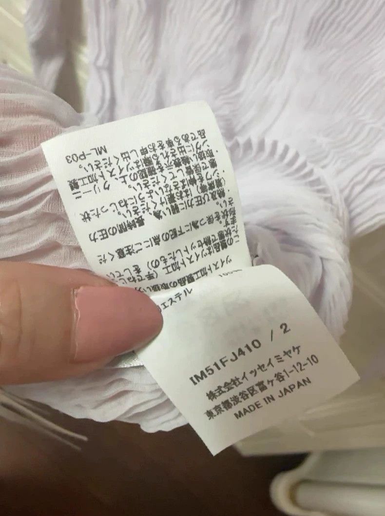 Issey Miyake Issey Miyake size:2 Gentle light purple versatile long-sle Size XS / US 0-2 / IT 36-38 - 4 Thumbnail