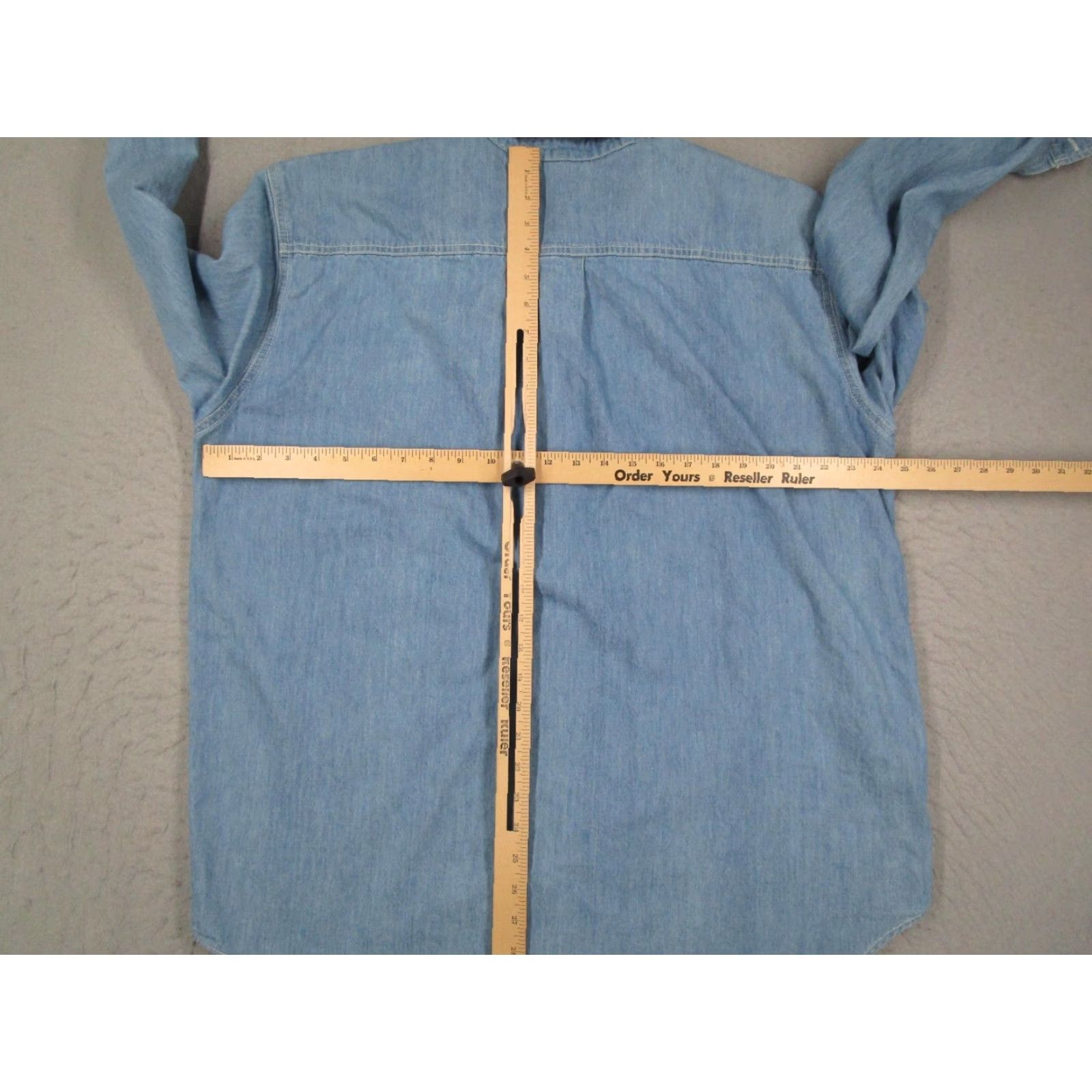 Planet Hollywood VINTAGE Planet Hollywood Denim Shirt Mens XL Long Sleeve Blue Button Down 90s Retro Size US XL / EU 56 / 4 - 5 Thumbnail