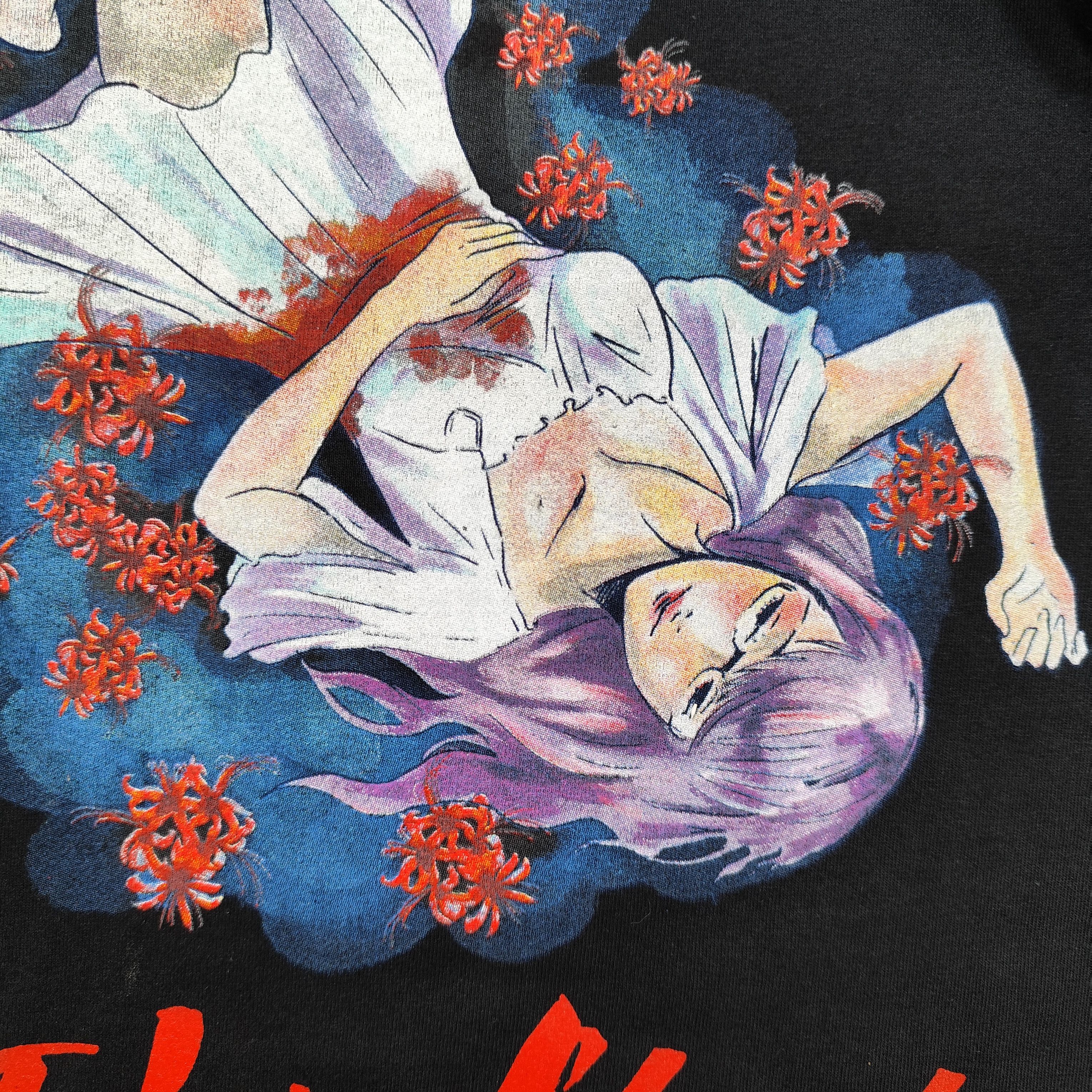 Anime × Vintage Rare Anime Tokyo Ghoul Rize Tee Japanese Manga Size US XL / EU 56 / 4 - 2 Thumbnail