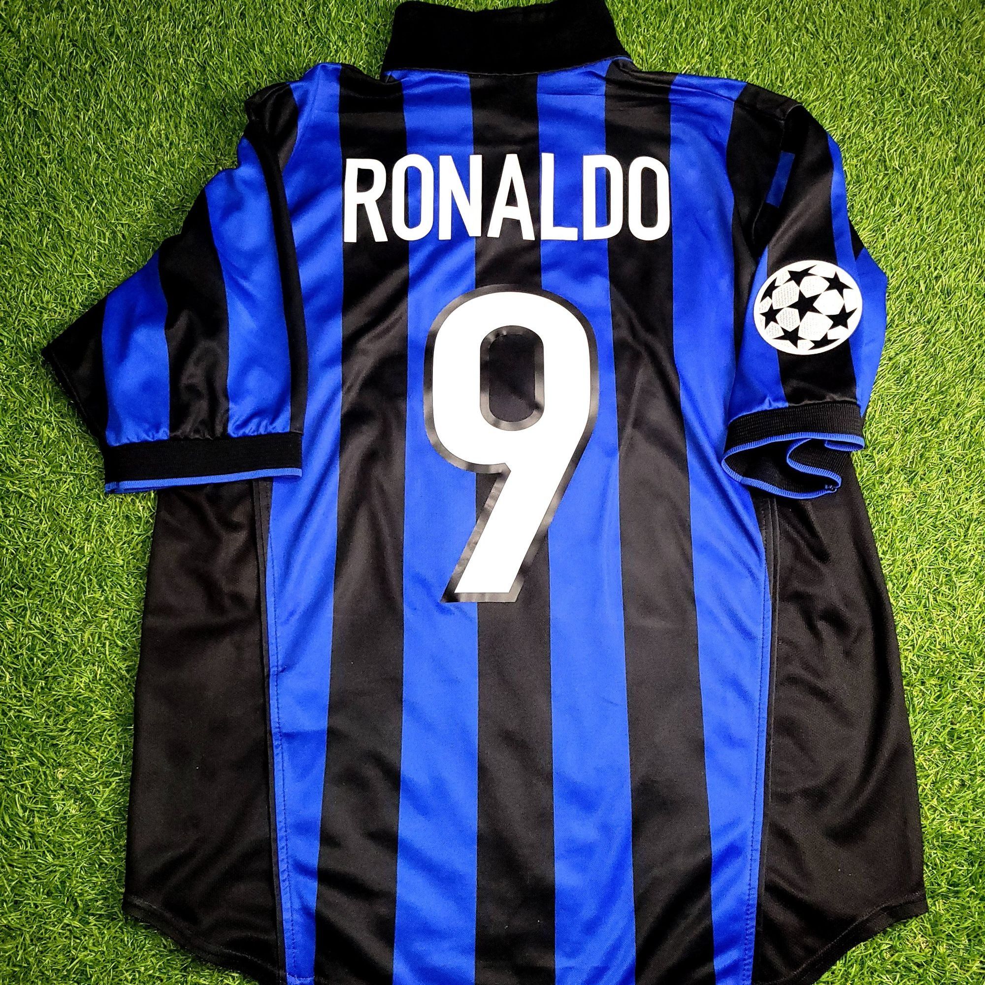 Nike Ronaldo Inter Milan Nike 1998 1999 UEFA Soccer Jersey M Size US M / EU 48-50 / 2 - 1 Thumbnail