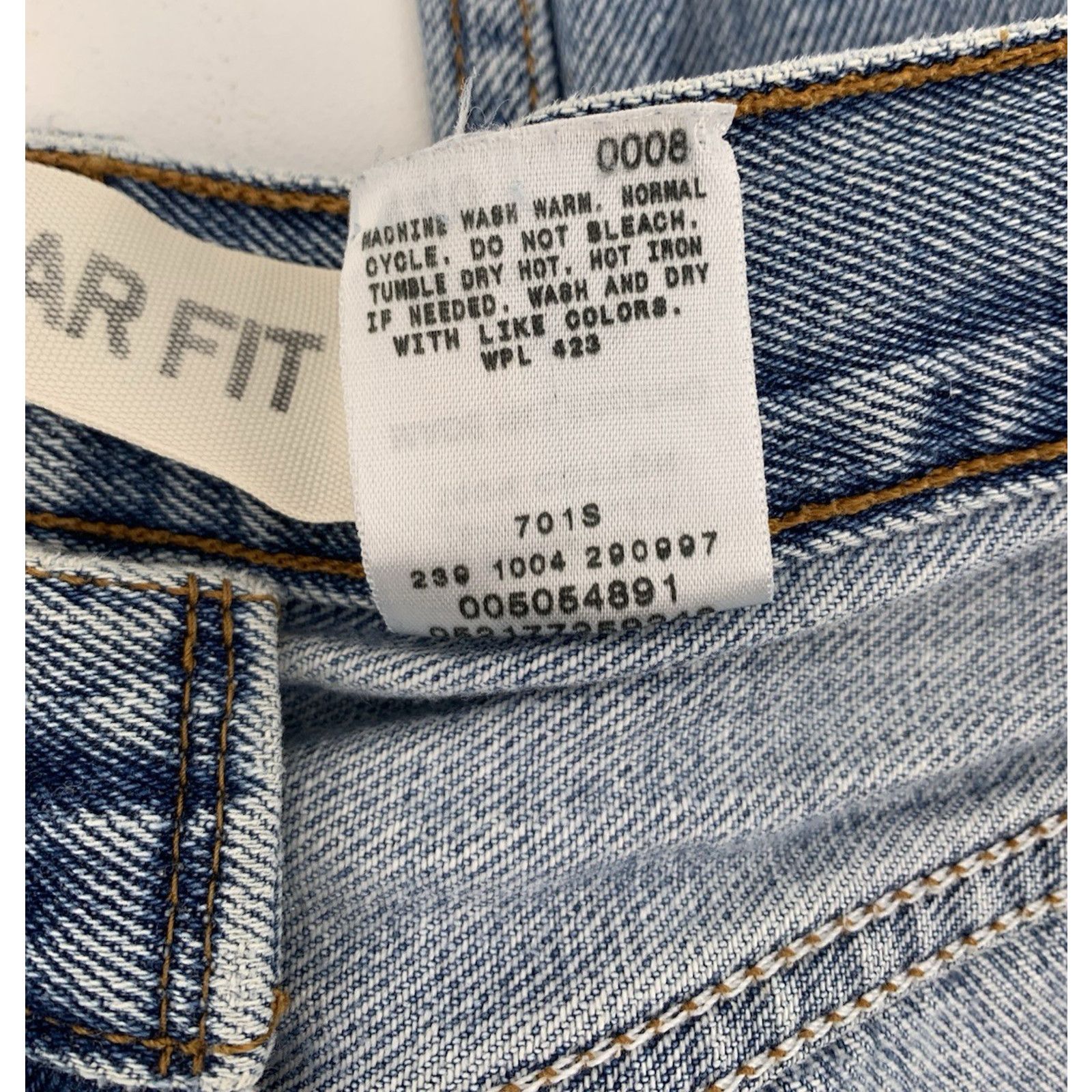 Levi's VTG Y2K Levi’s 550 Jeans 40x30 Light Wash Blue Regular Fit Size US 40 / EU 56 - 8 Thumbnail