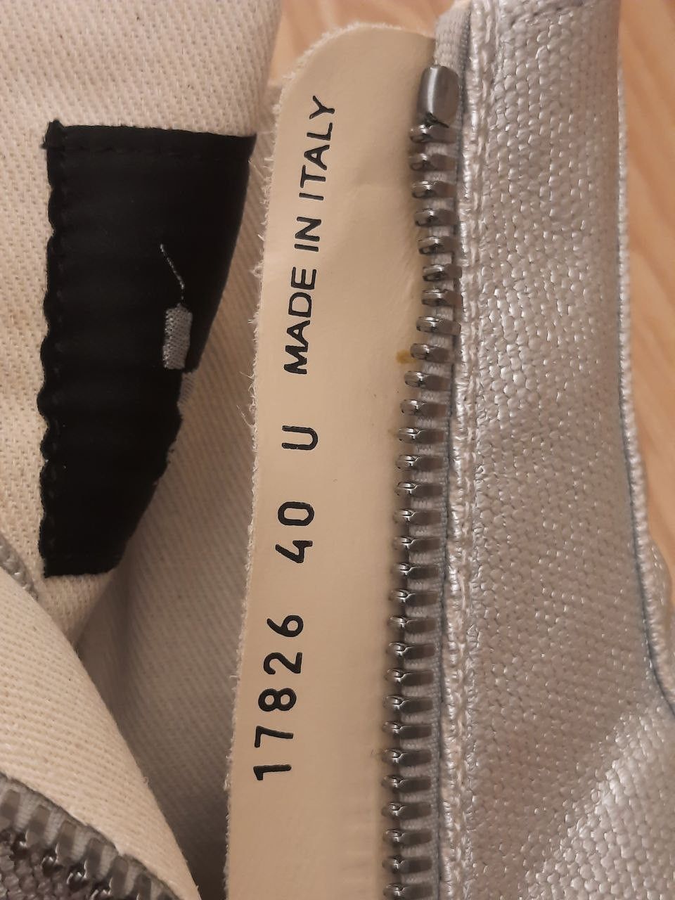 Rick Owens Drkshdw *New* Silver Ramones Hi Sneakers Size US 7 / EU 40 - 6 Thumbnail