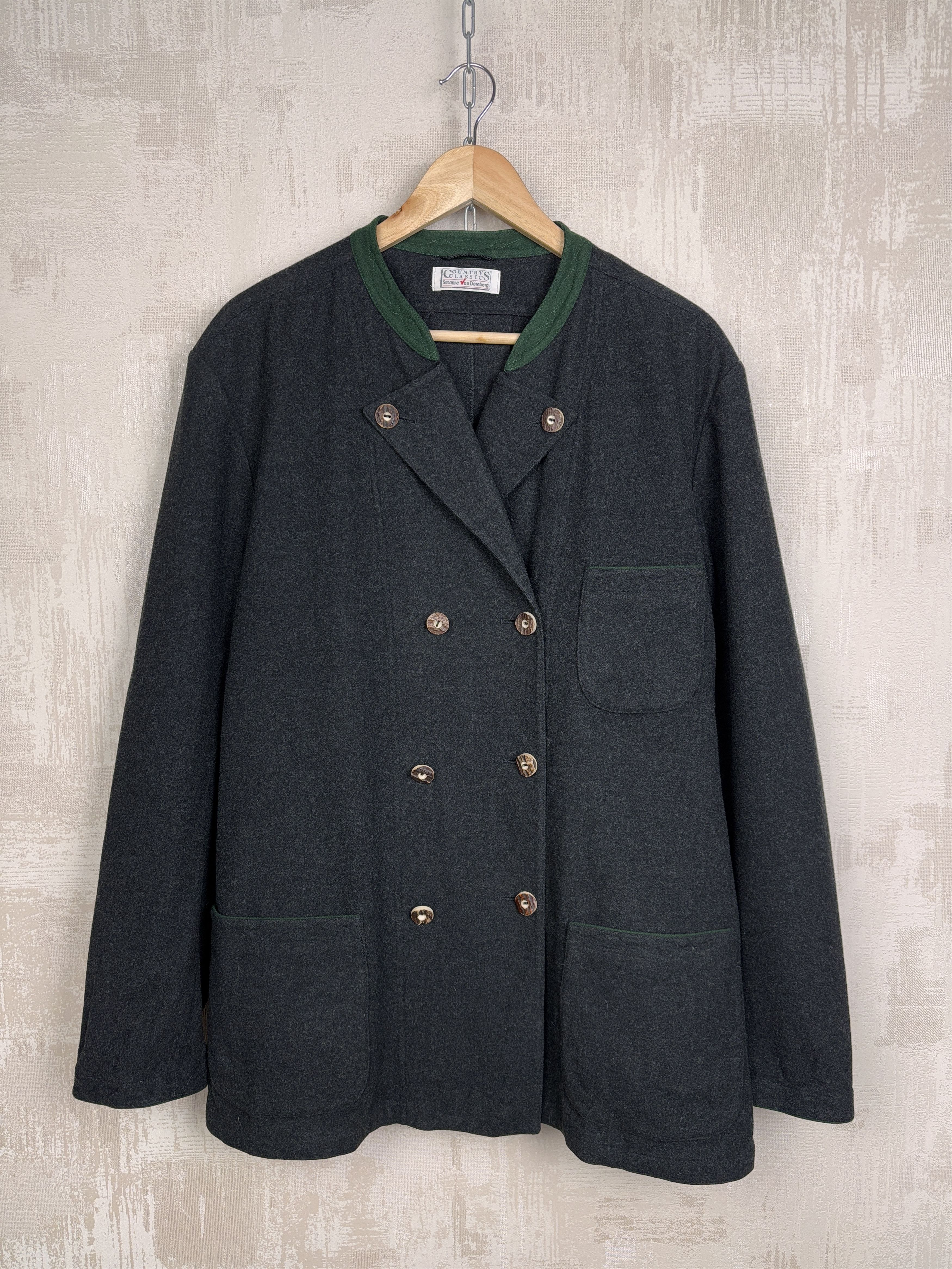 Vintage Susanne Von Dornberg Country Classics Double Breasted Blazer Size US L / EU 52-54 / 3 - 2 Thumbnail