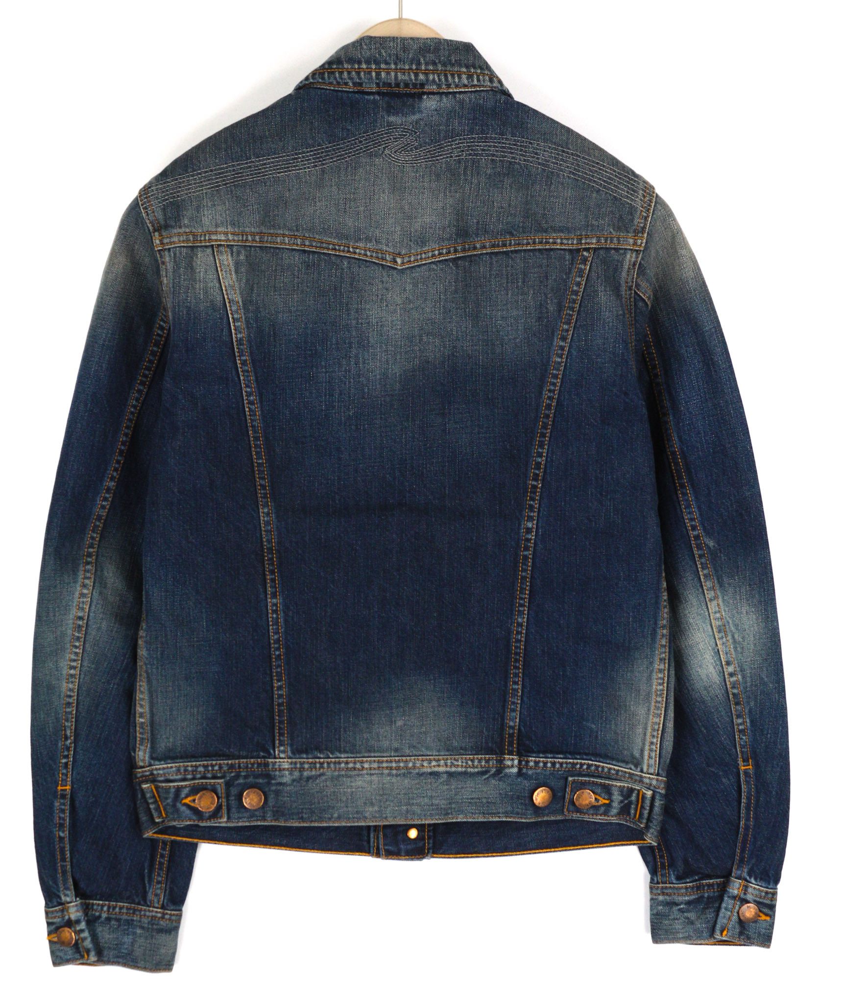 Nudie Jeans CONNY S Night Rain Buttoned Polo Neck Jacket 81606 Size US S / EU 44-46 / 1 - 2 Thumbnail