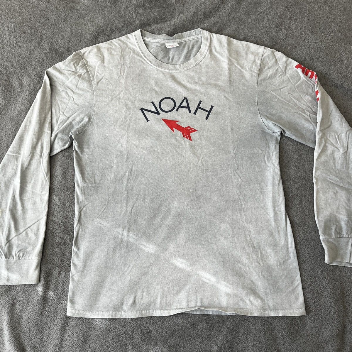 Noah Noah Long Sleeve Core Logo Tee Size US L / EU 52-54 / 3 - 1 Thumbnail