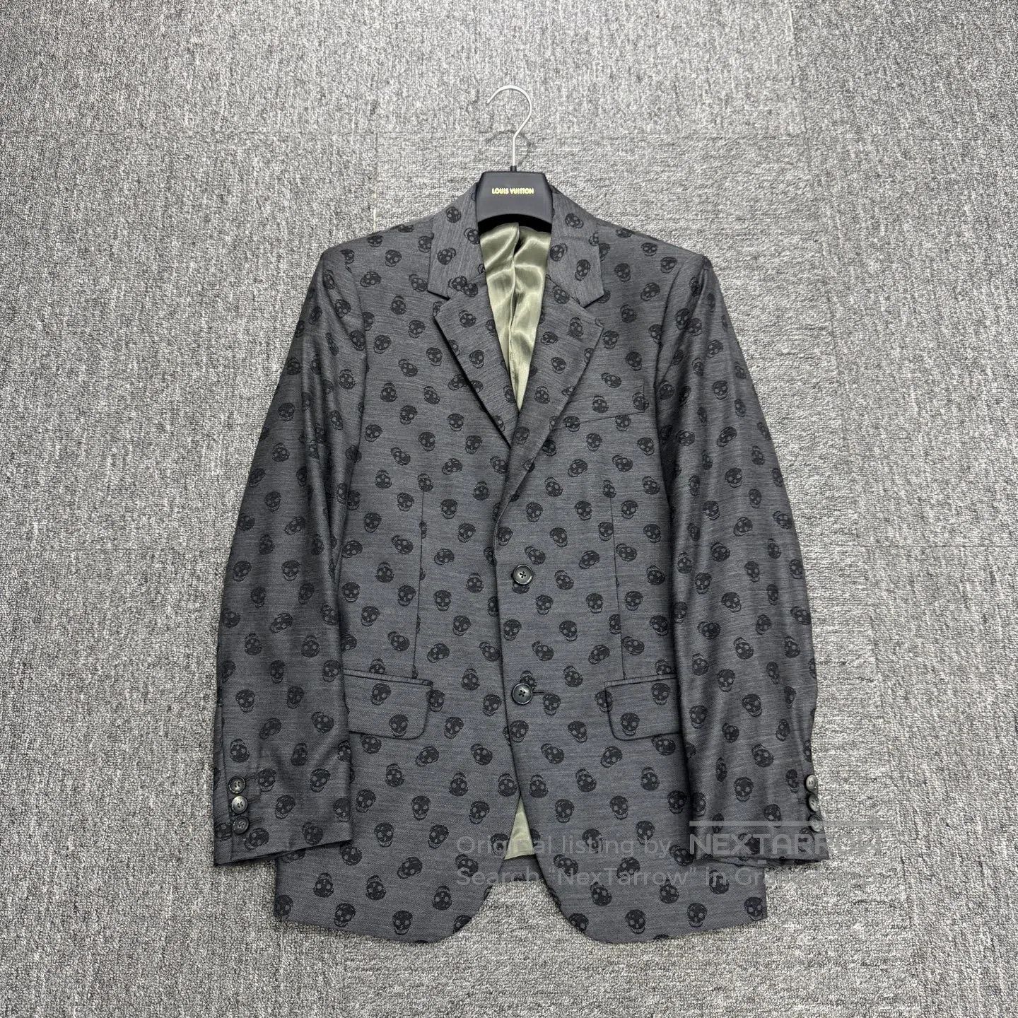 Alexander McQueen ALEXANDER MCQUEEN A skull-printed wool suit jacket| Size US S / EU 44-46 / 1 - 1 Thumbnail