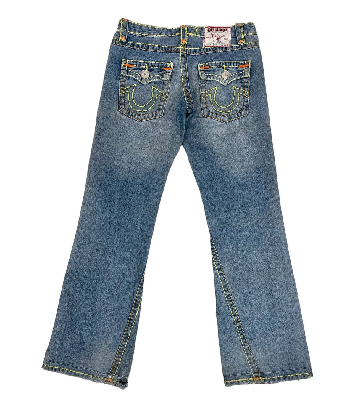 True Religion FLARED Vintage Distressed True Religion Joey Jeans Size US 30 / EU 46 - 2 Thumbnail
