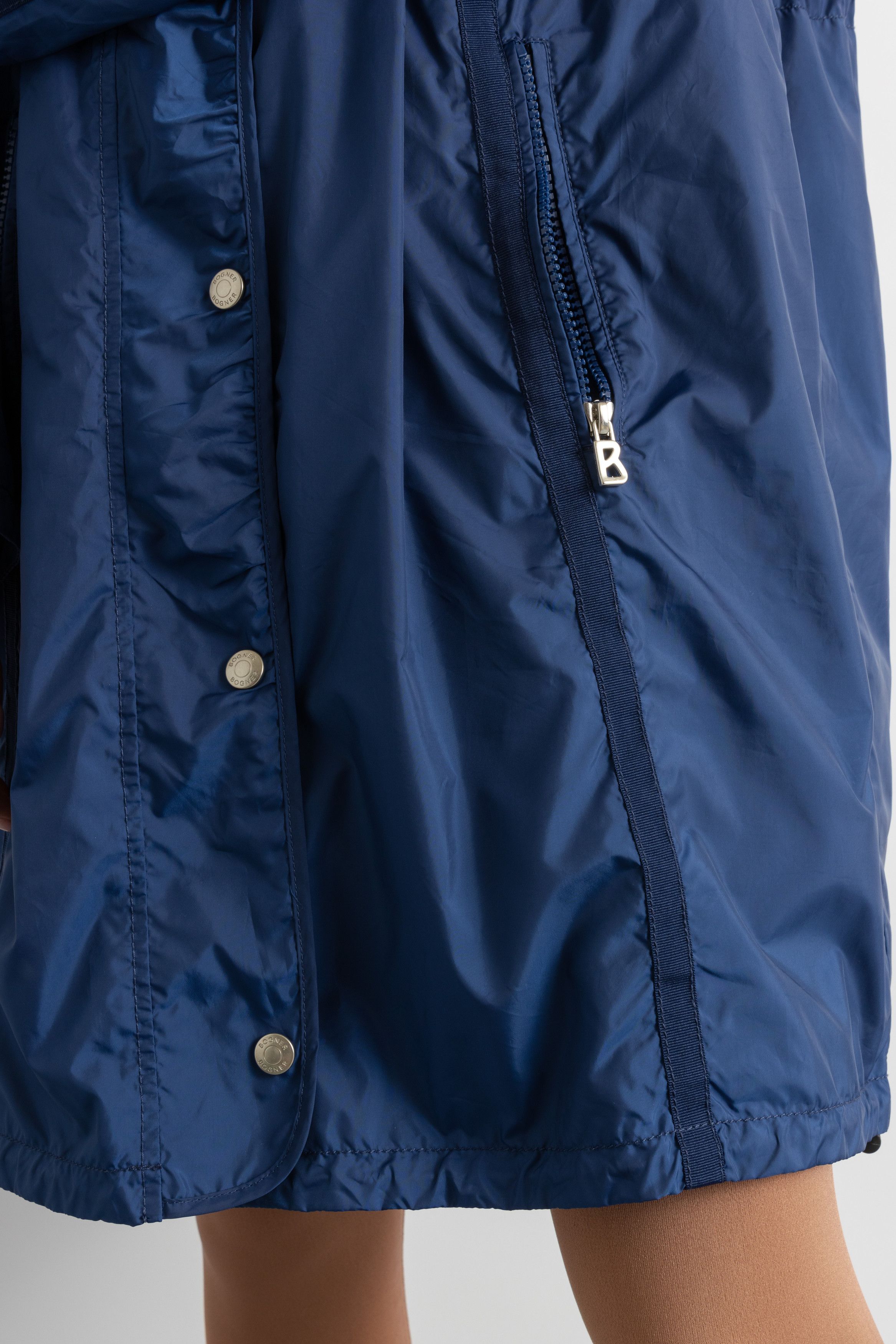 Bogner Woman Preowned BOGNER Blue RainCoat 8706 Size XL / US 12-14 / IT 48-50 - 7 Thumbnail
