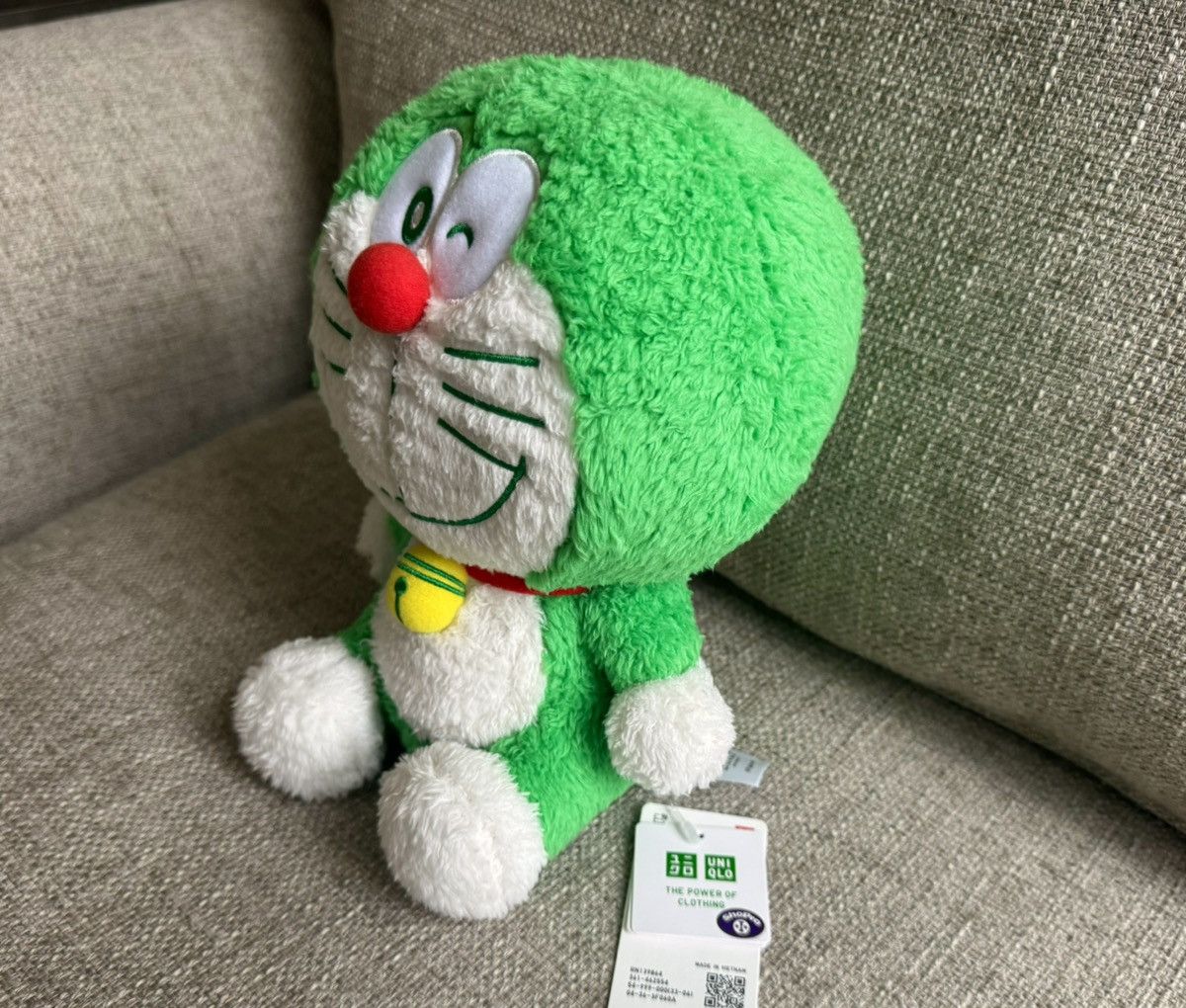 Uniqlo FAST SHIP Doraemon Plush Toy Doll Sustainability Mode Figure Size ONE SIZE - 3 Thumbnail