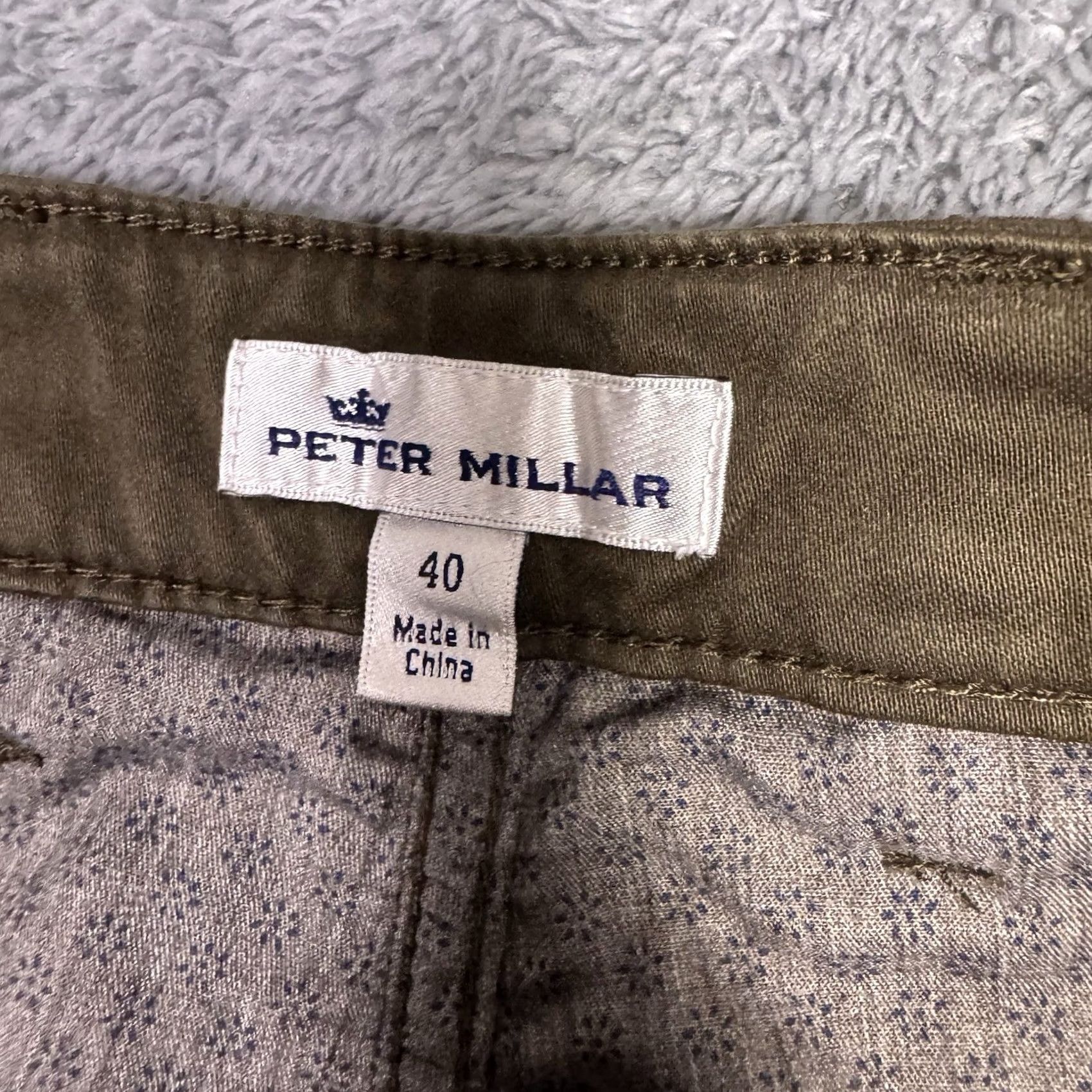 Peter Millar Peter Millar Mens Pants 40x34 Ultimate Sateen 5 Pocket MF18B39 Chino Trouser - Premium Comfort Size US 40 / EU 56 - 7 Thumbnail