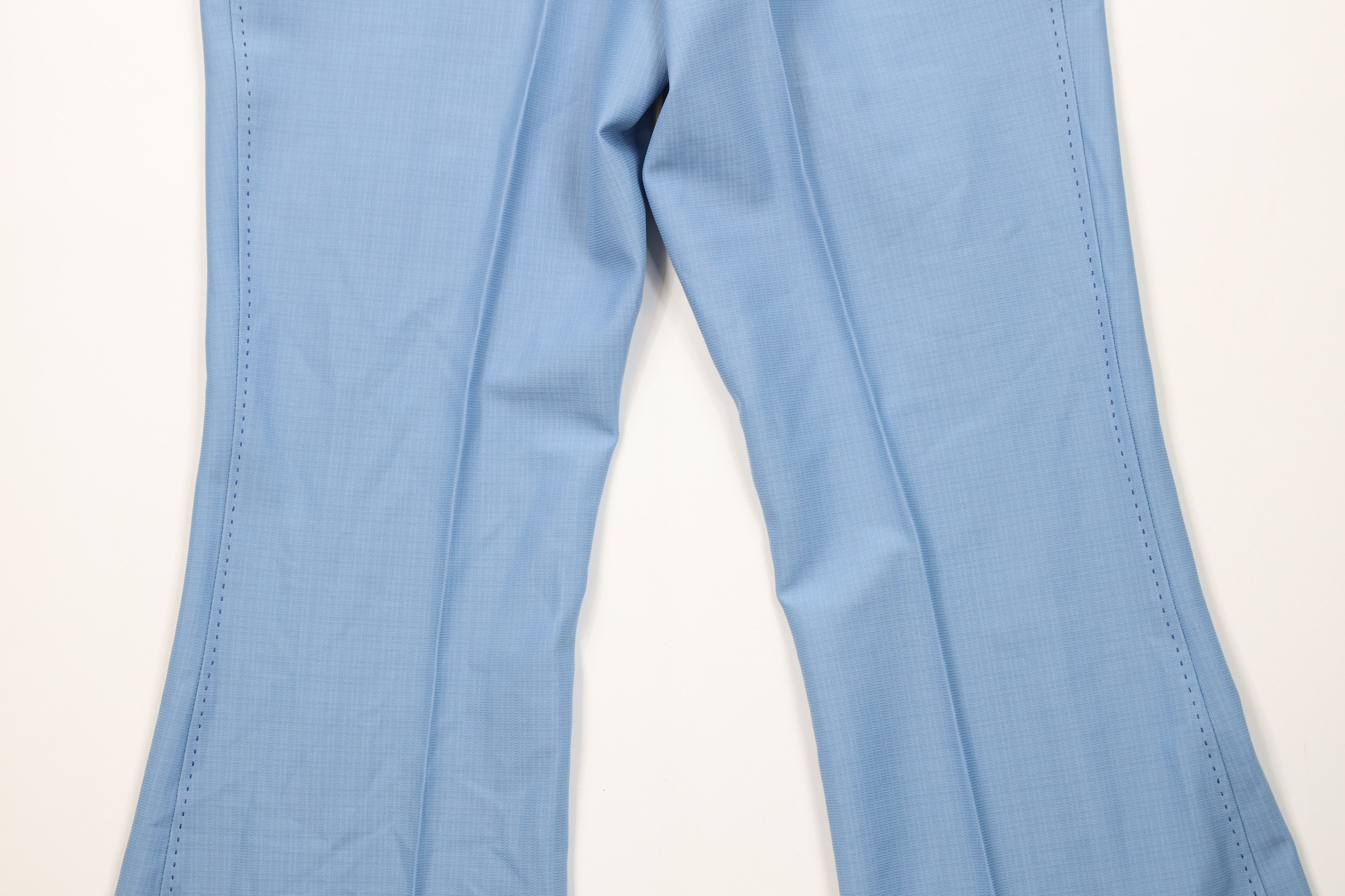 Vintage Vintage 50s 60s Streetwear Bell Bottoms Pants Carolina Blue Size US 34 / EU 50 - 11 Thumbnail