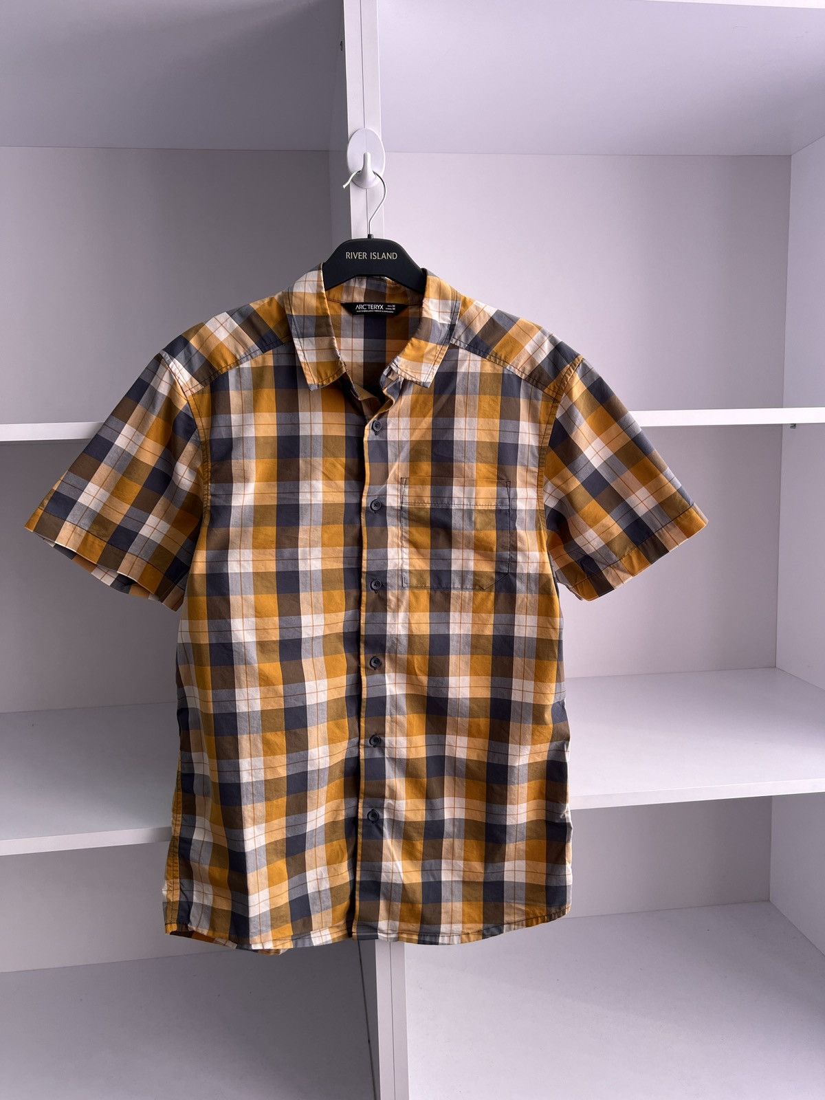 Arc'teryx × Vintage Arc’teryx Outdoor Life Drill Checkered Button Up Shirt Size US M / EU 48-50 / 2 - 8 Thumbnail