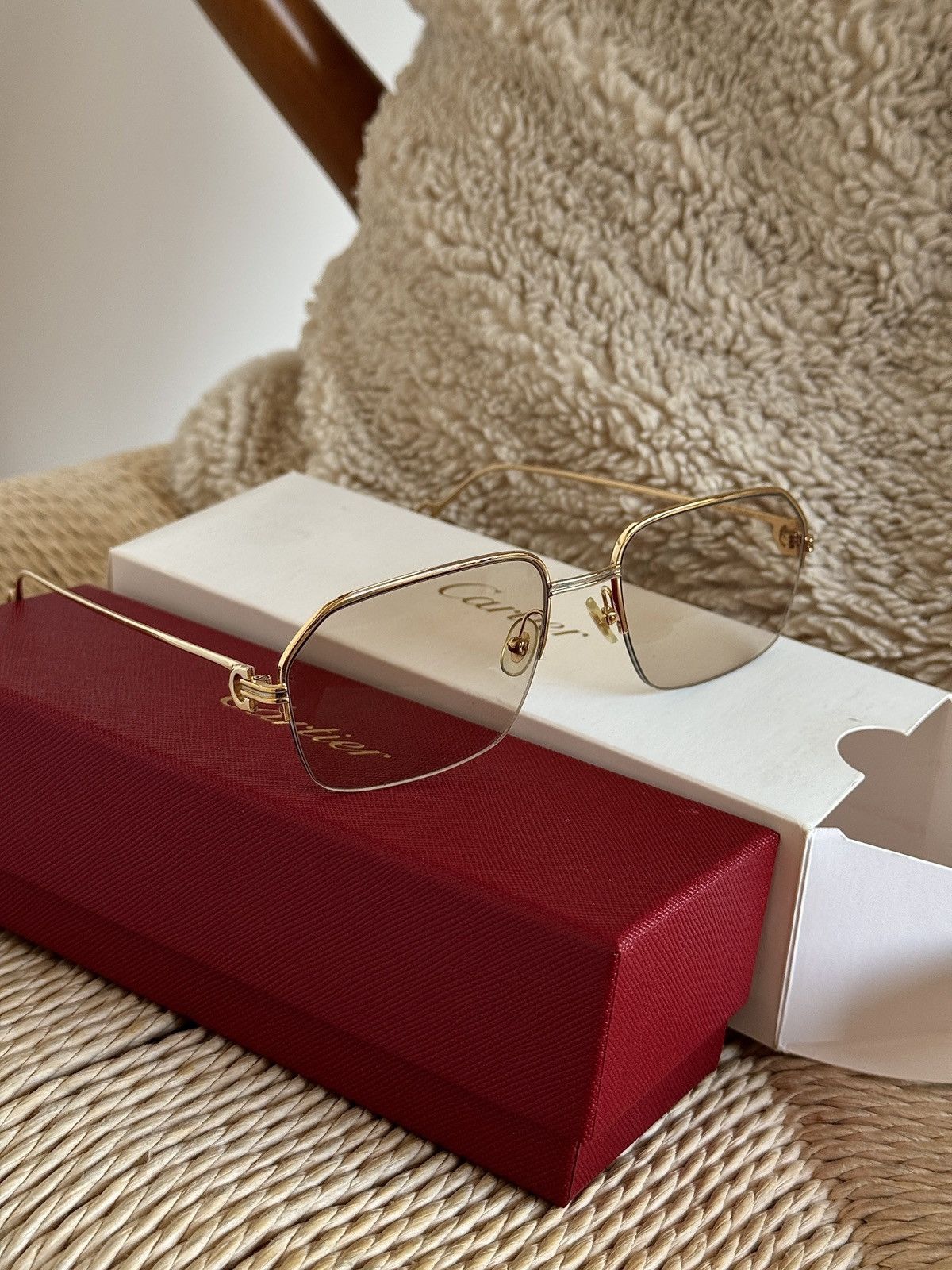 Cartier Cartier Sunglasses Première de Cartier – CT01140 (003) Size ONE SIZE - 1 Thumbnail